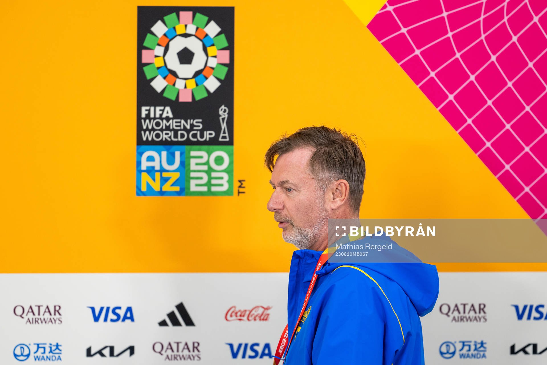 Head coach Peter Gerhardsson of the Swedish women's