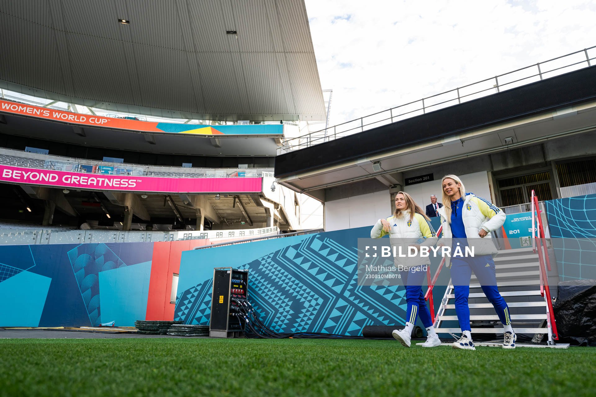 Magdalena Eriksson and Amanda Ilestedt of the Swedish