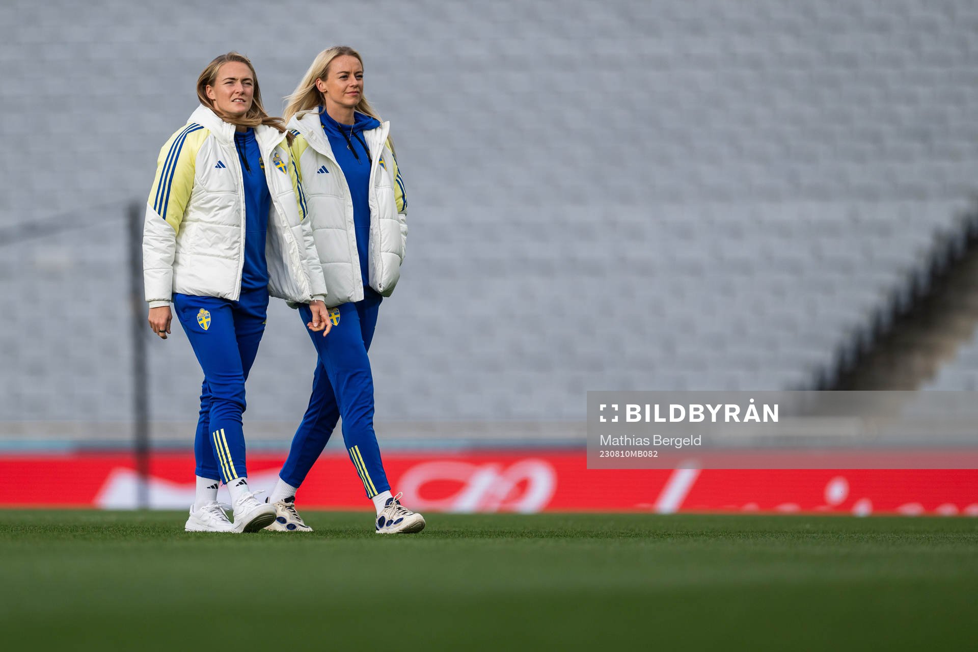 Magdalena Eriksson and Amanda Ilestedt of the Swedish
