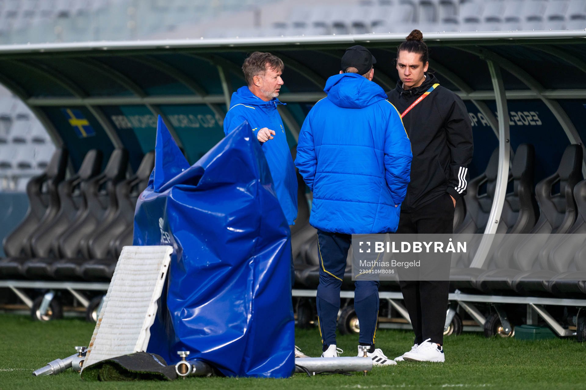 Head coach Peter Gerhardsson and Goalkeeper coach Leif