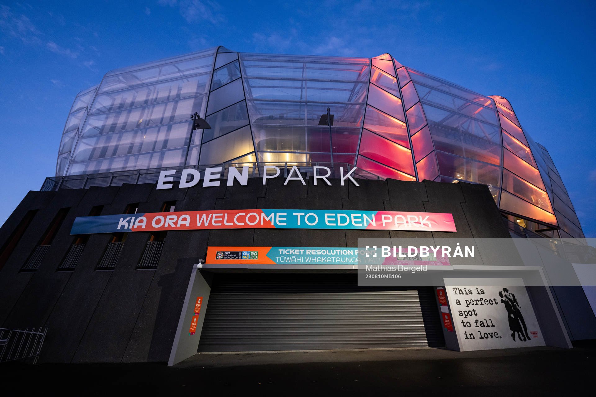 General exterior view of Eden Park