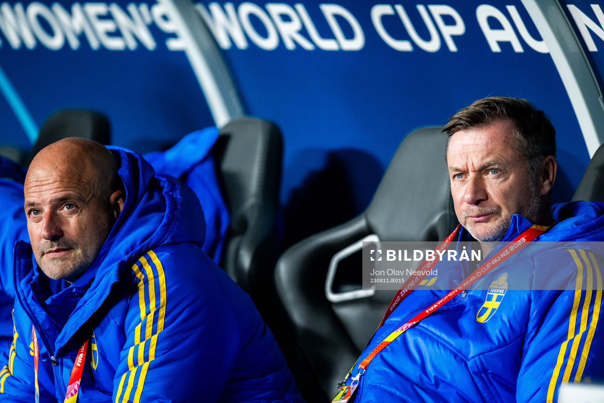Assistant coach Magnus Wikman and Head coach Peter