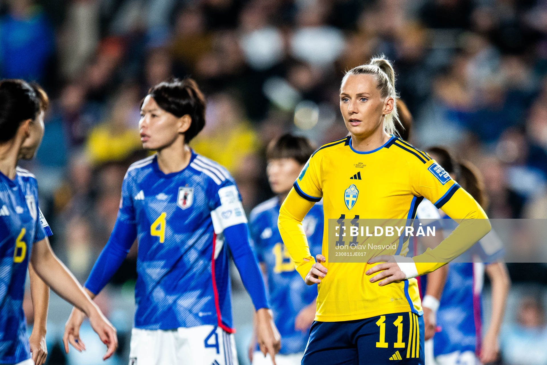 Stina Blackstenius of Sweden