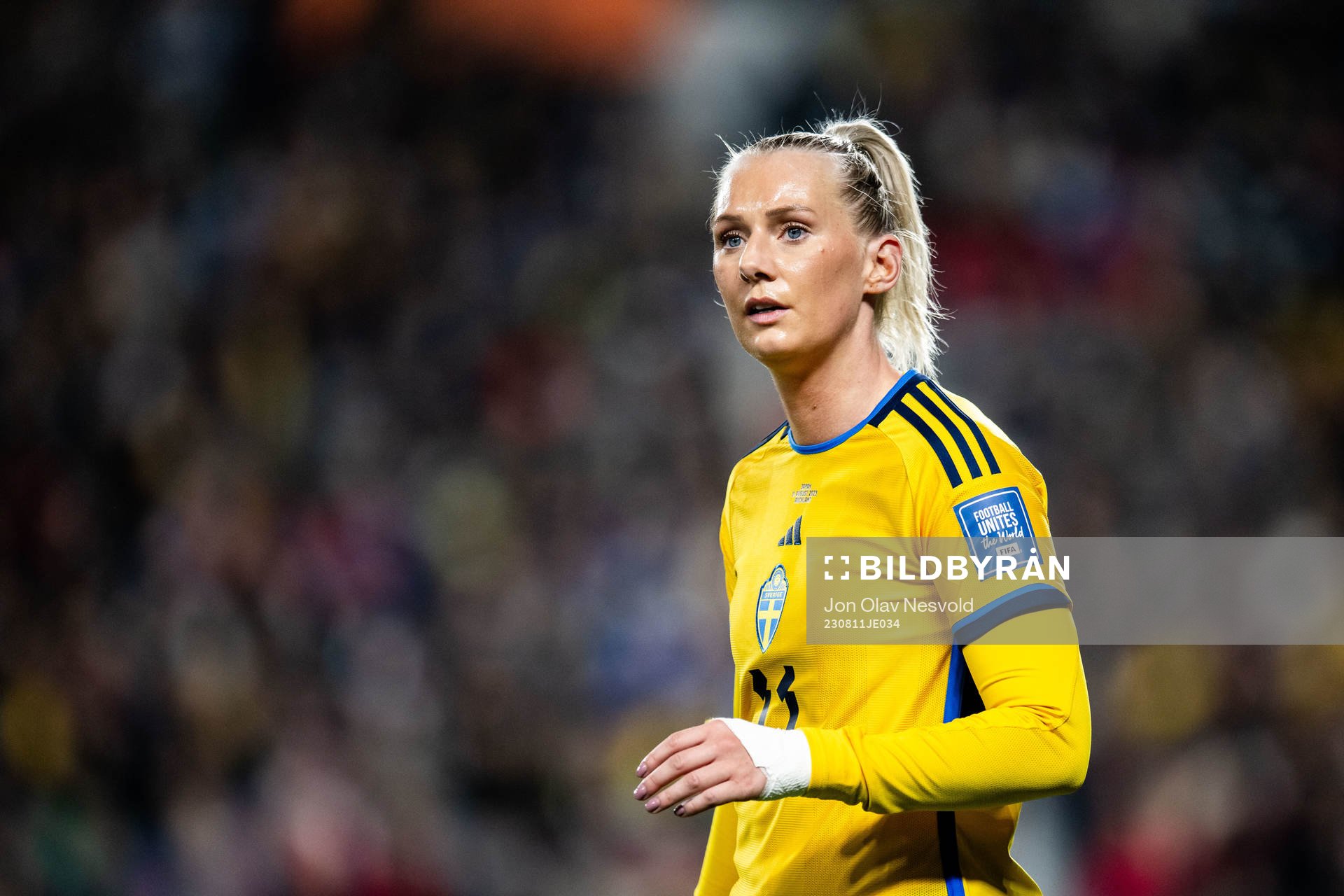 Stina Blackstenius of Sweden