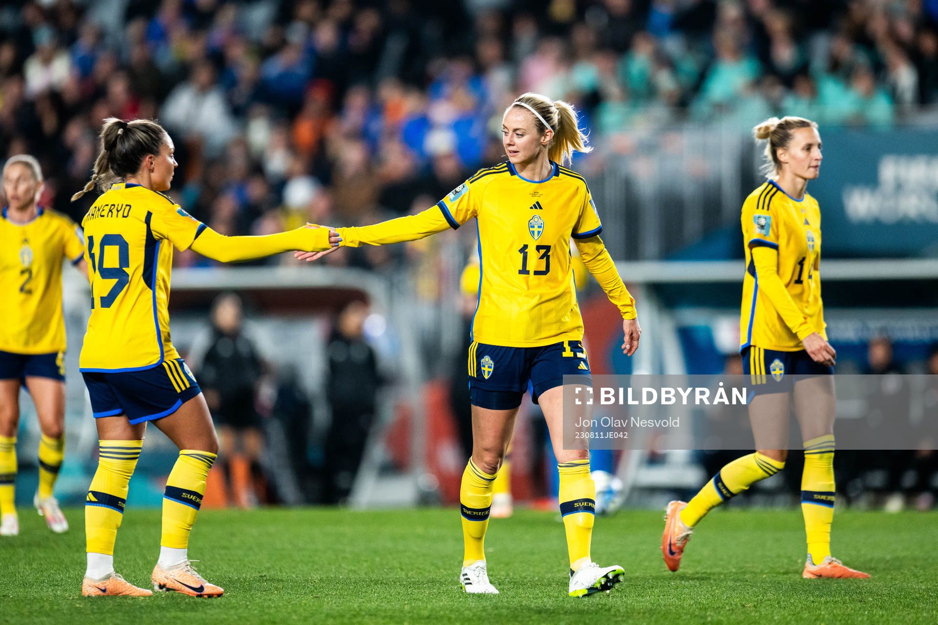 Johanna Rytting Kaneryd, Amanda Ilestedt and Nathalie