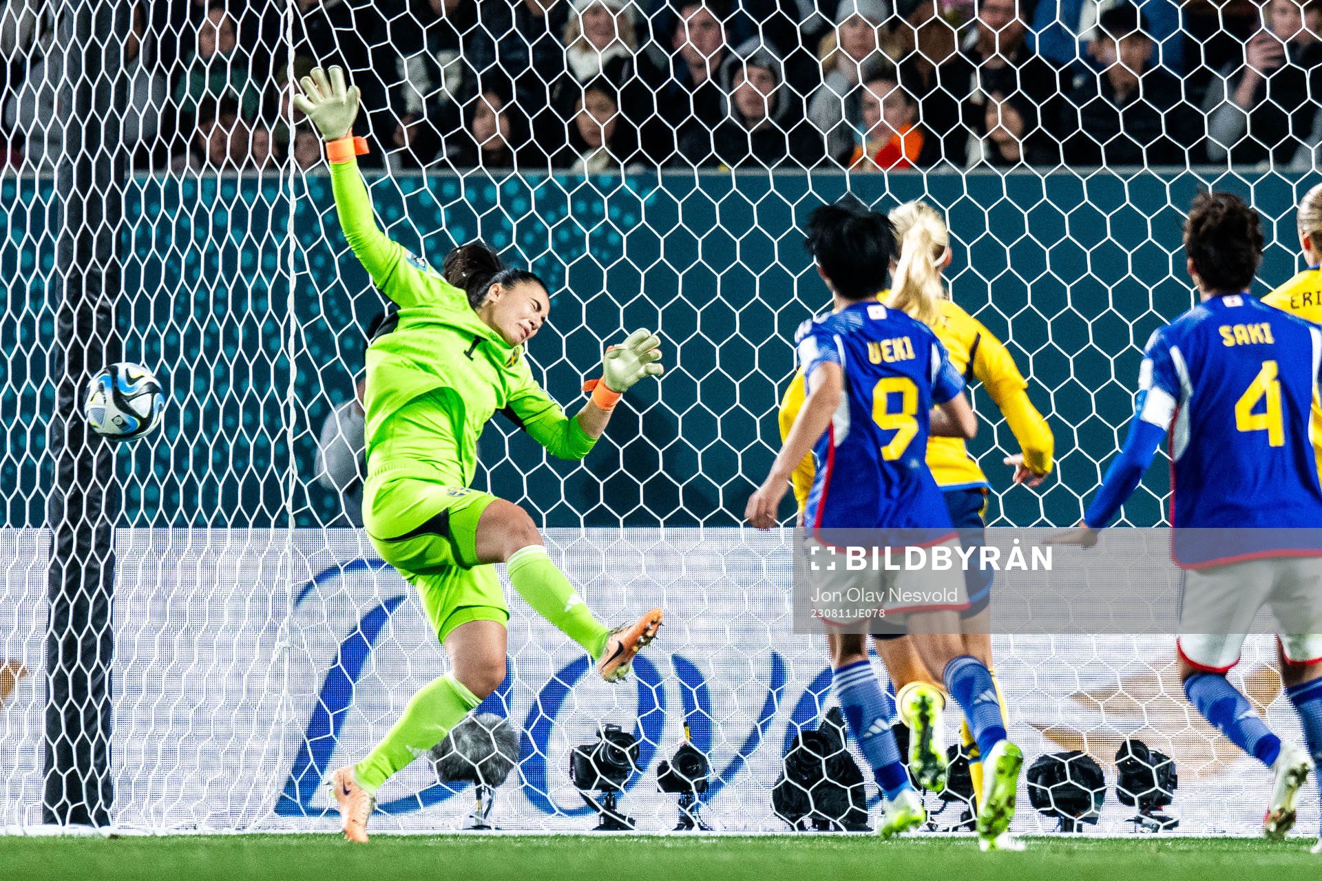 Goalkeeper Zecira Musovic of Sweden
