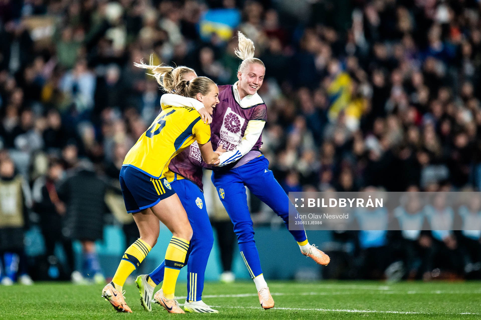 Magdalena Eriksson of Sweden celebrates