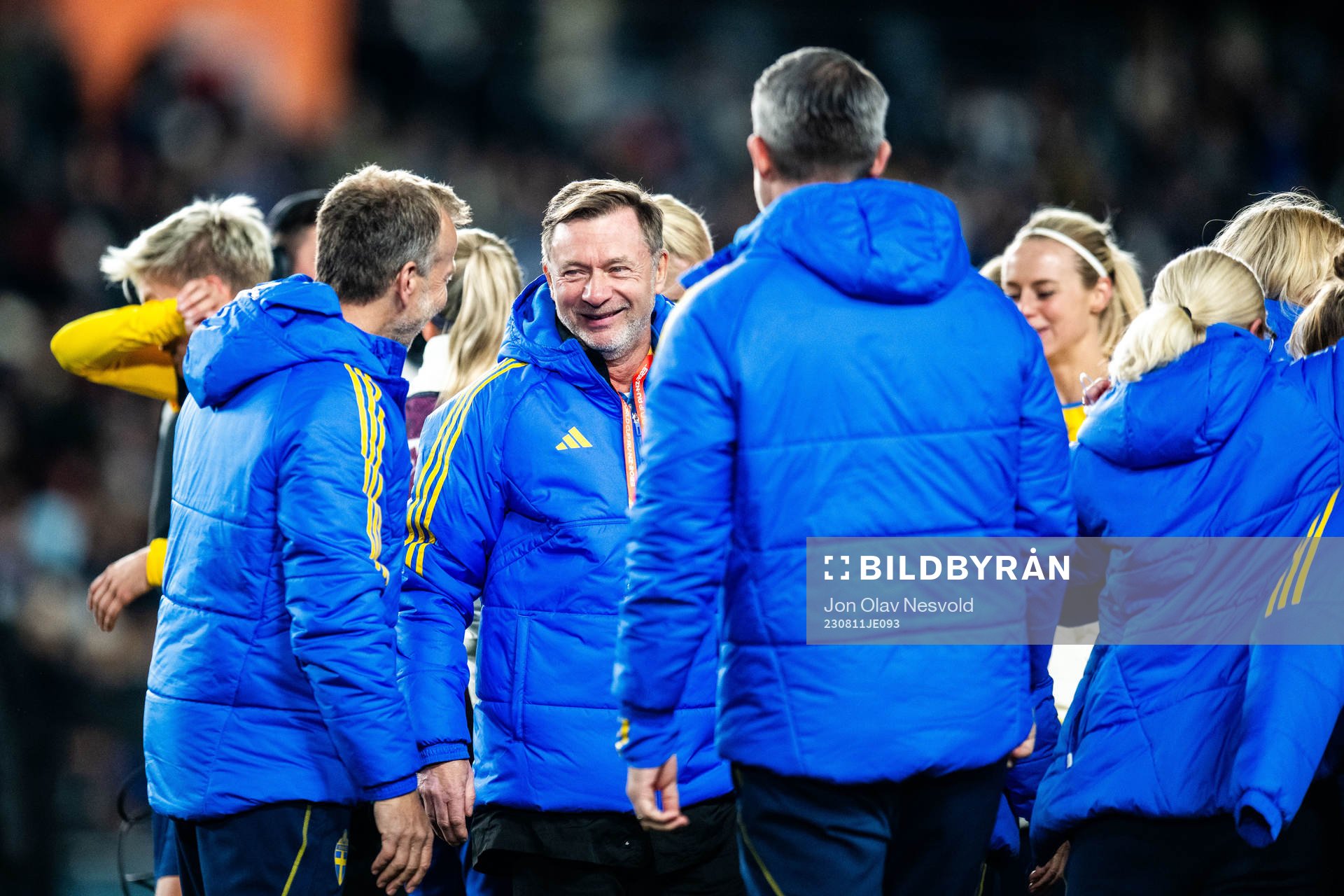 Head coach Peter Gerhardsson of Sweden after the FIFA Women's World Cup quarterfinal between Japan and Sweden on August 11, 2023 in Auckland.