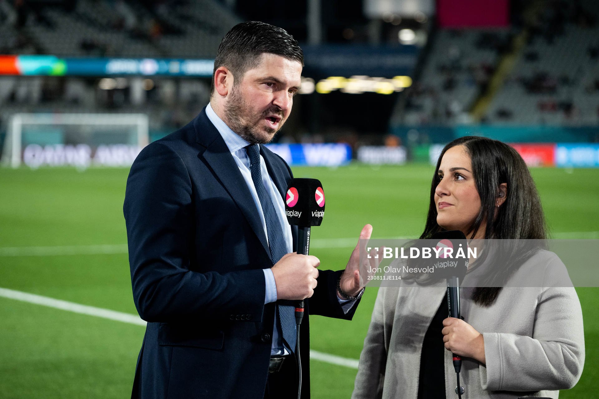 Bojan Djordjic and Jennifer Kücükaslan of Swedish