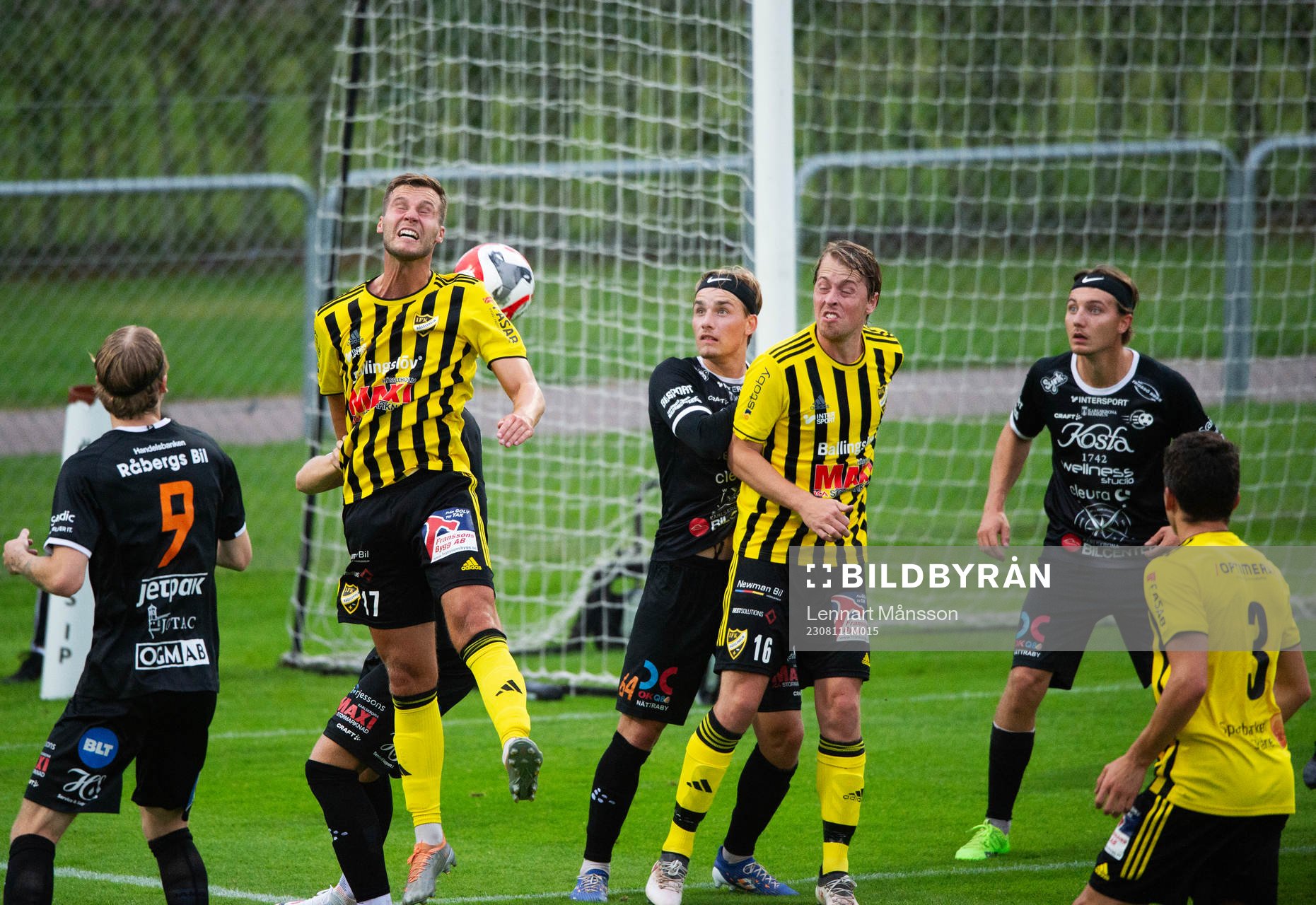 IFK Hässleholms Marcus Thuvesson och Robin Strömberg i
