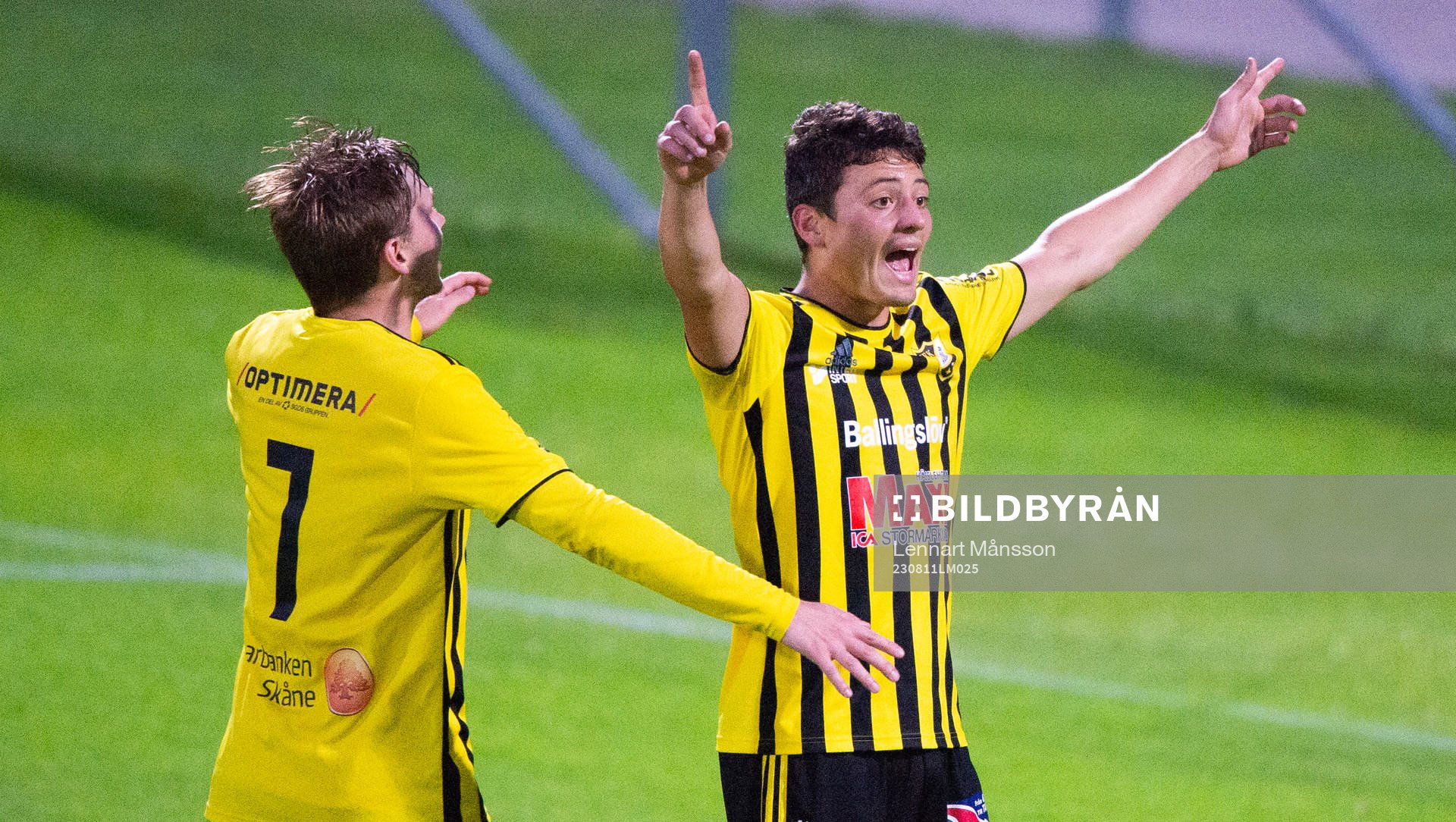 IFK Hässleholms Isak Orajärvi i matchen i division 2