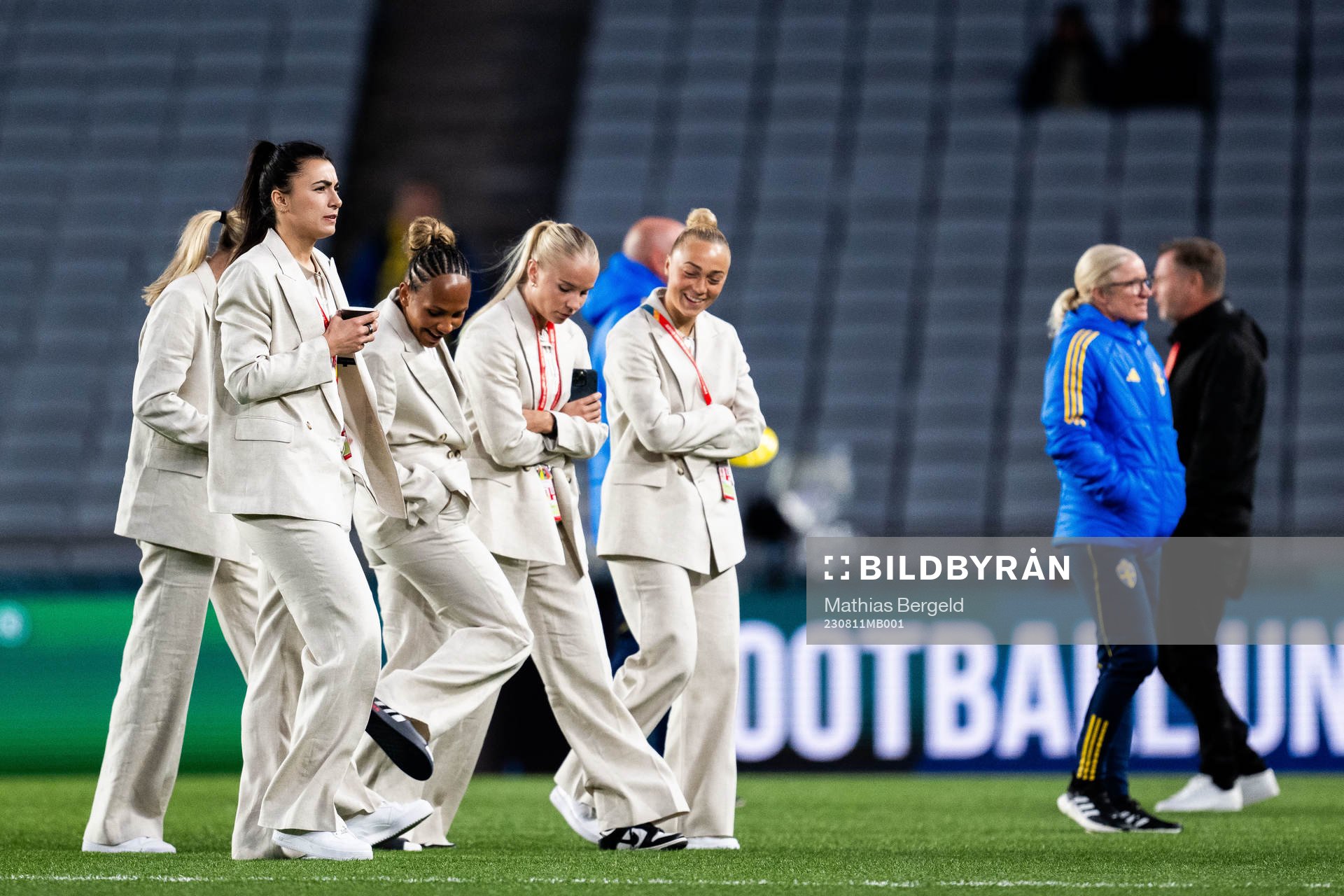 Goalkeeper Zecira Musovic, Madelen Janogy, Stina