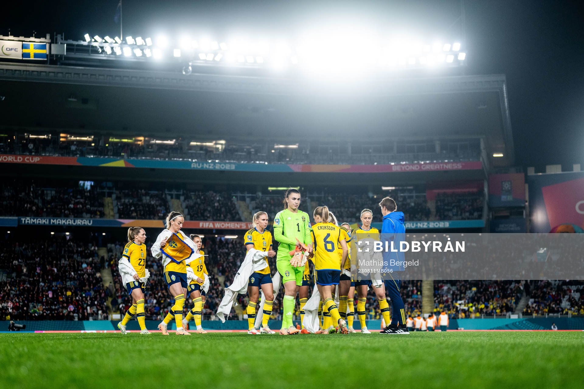 Goalkeeper Zecira Musovic of Sweden
