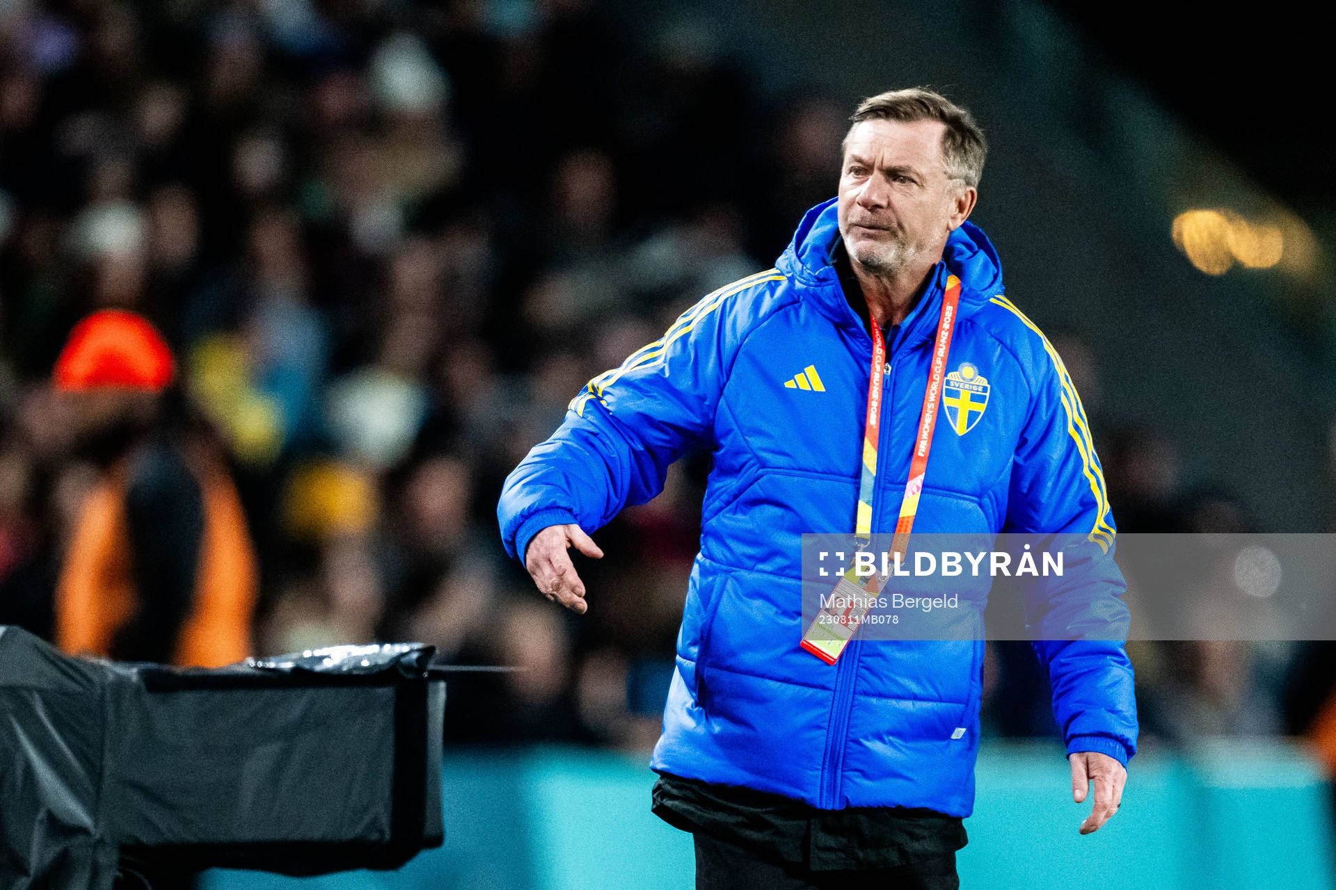 Head coach Peter Gerhardsson of Sweden
