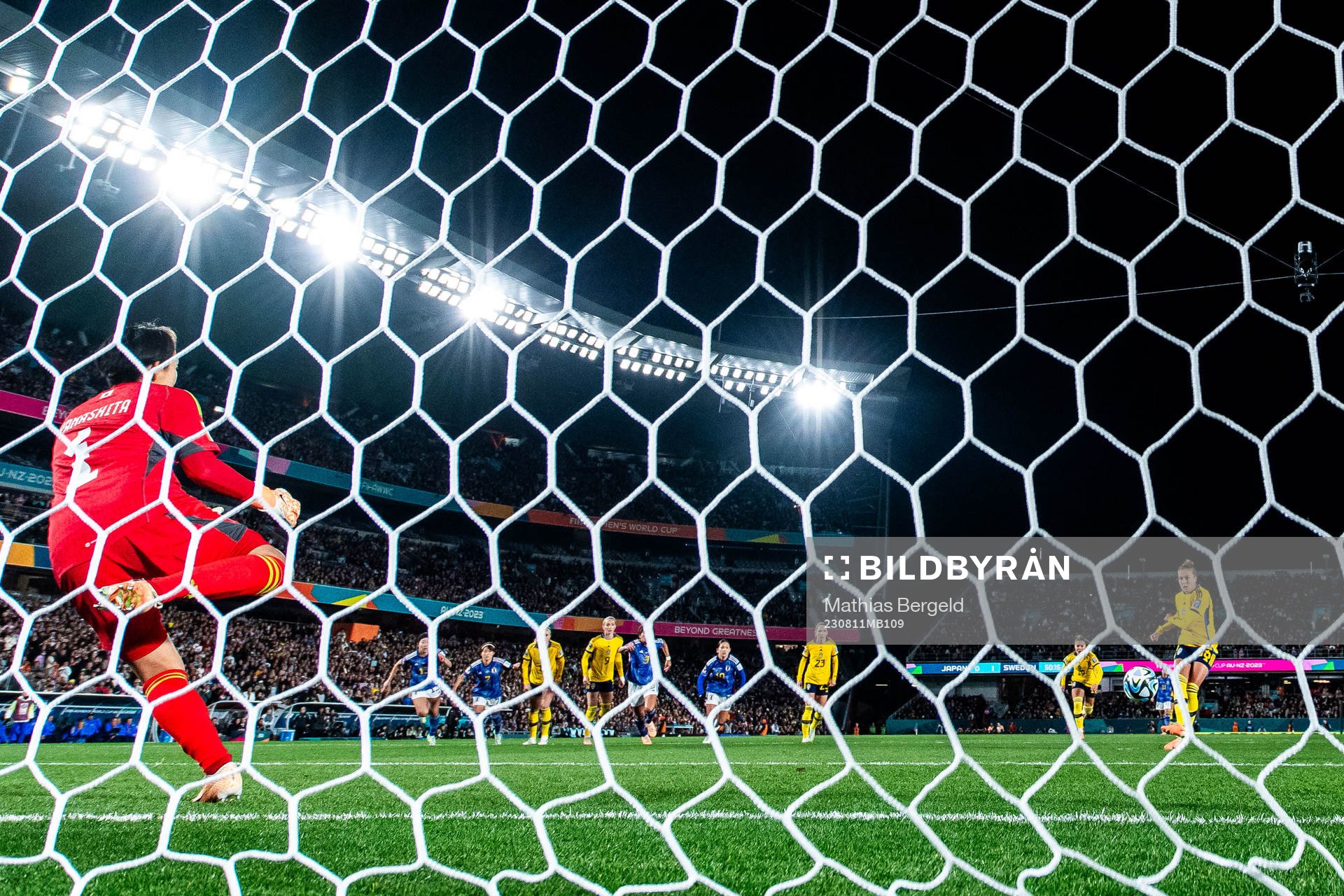 Filippa Angeldahl of Sweden scores 0-2