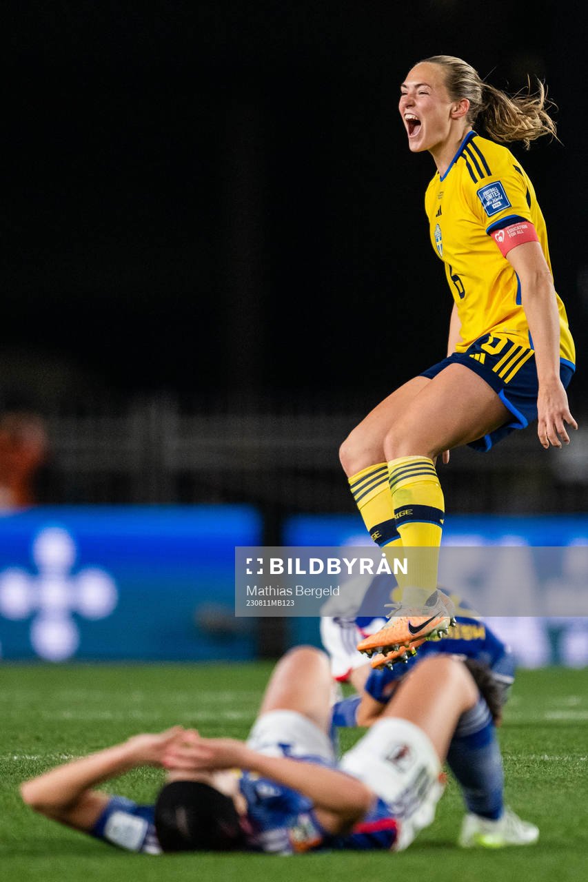 Magdalena Eriksson of Sweden celebrates