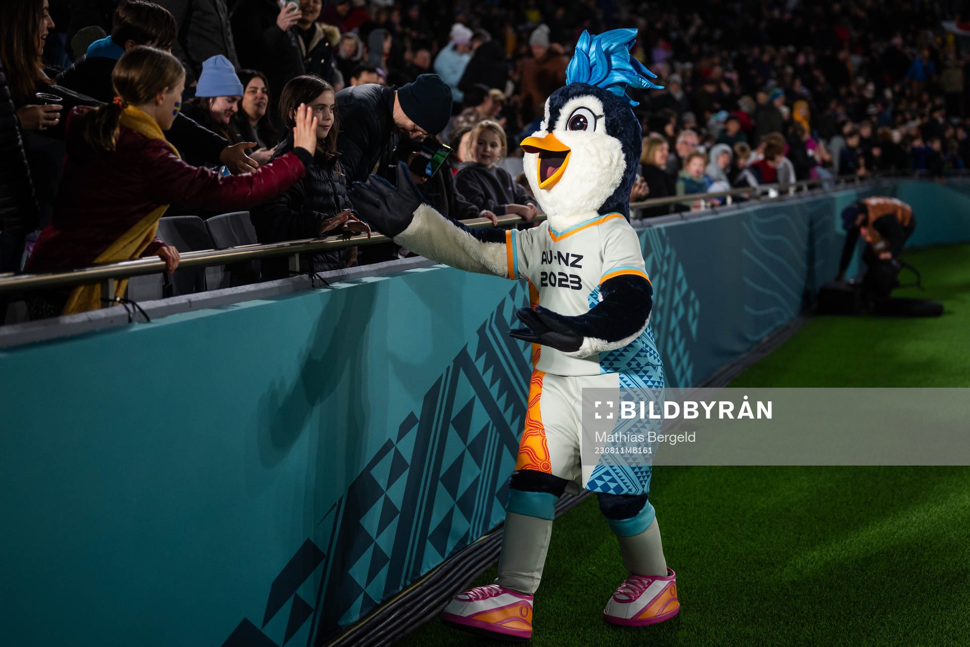 The official mascot Tazuni