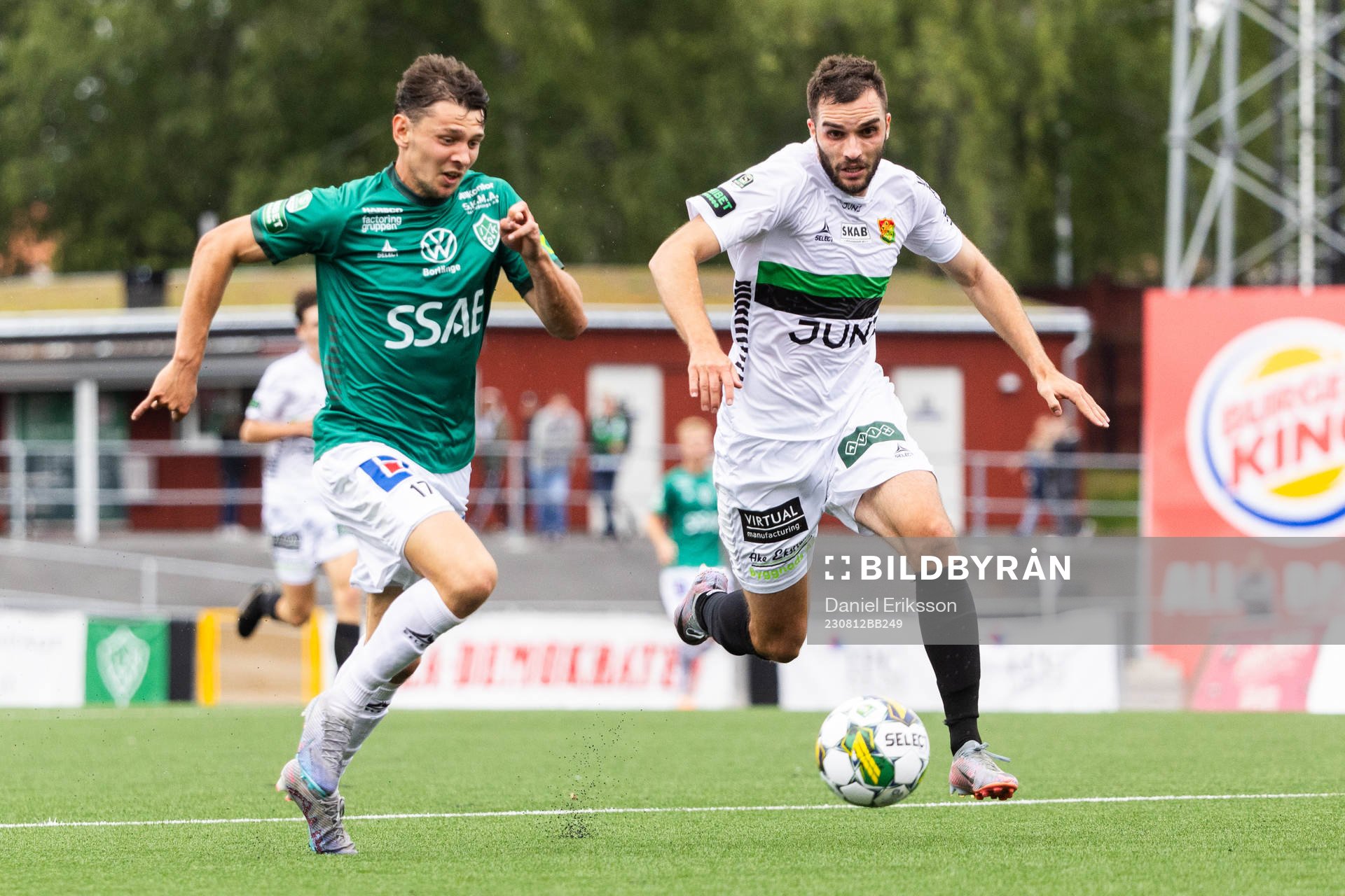 Brages Pontus Jonsson och GAIS Egzon Binaku