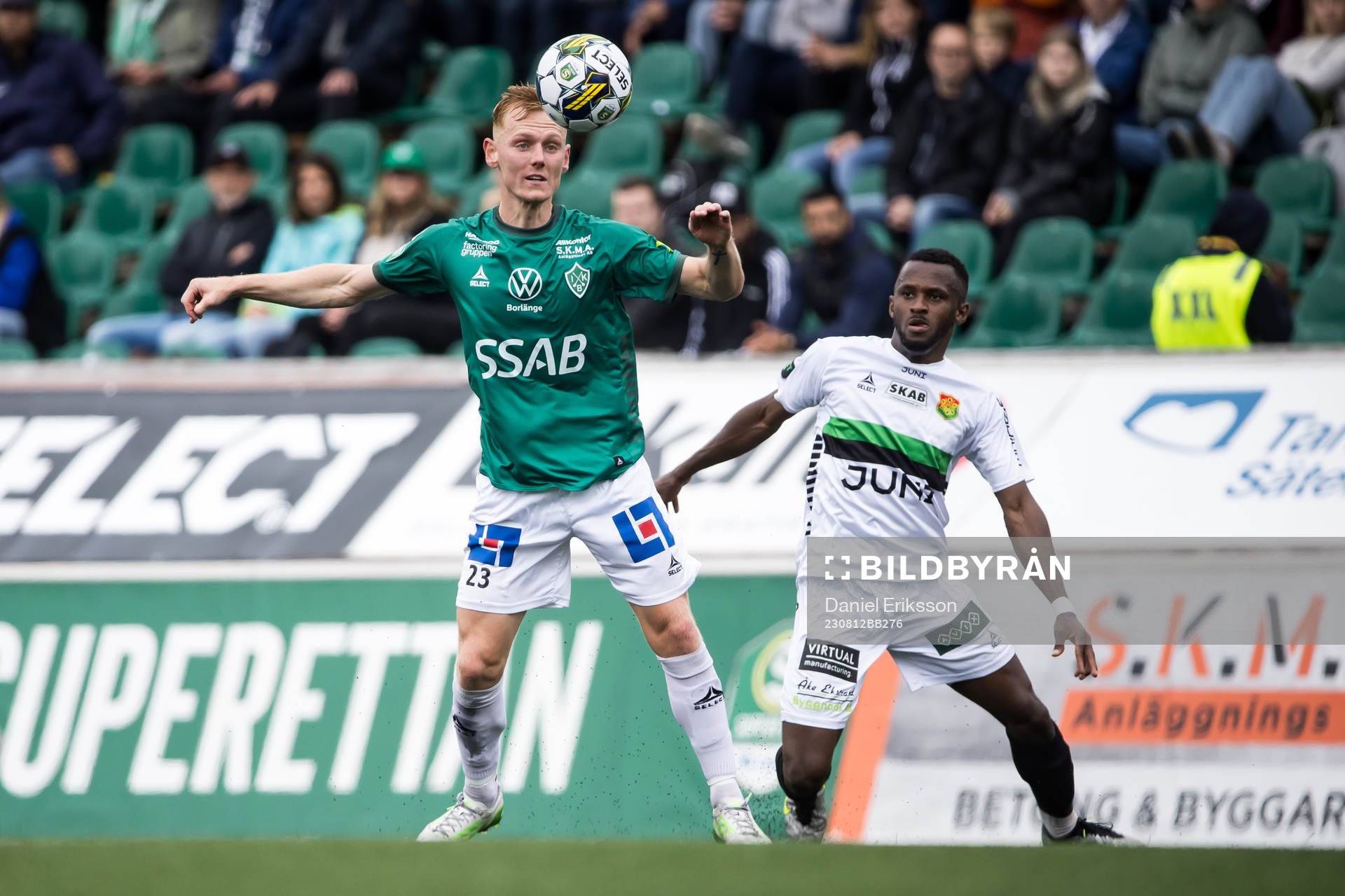 Brages Christopher Redenstrand och GAISs Richard Emeka