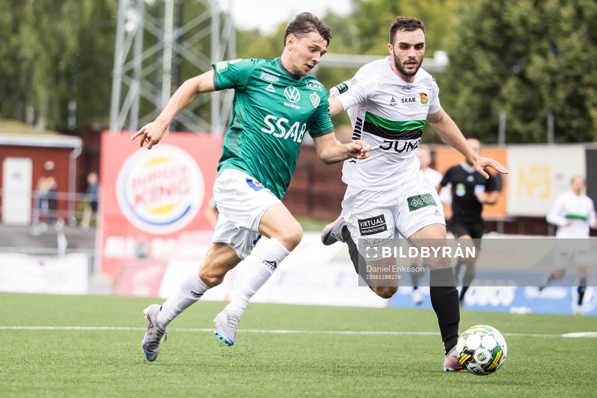 Brages Pontus Jonsson och GAISs Egzon Binaku