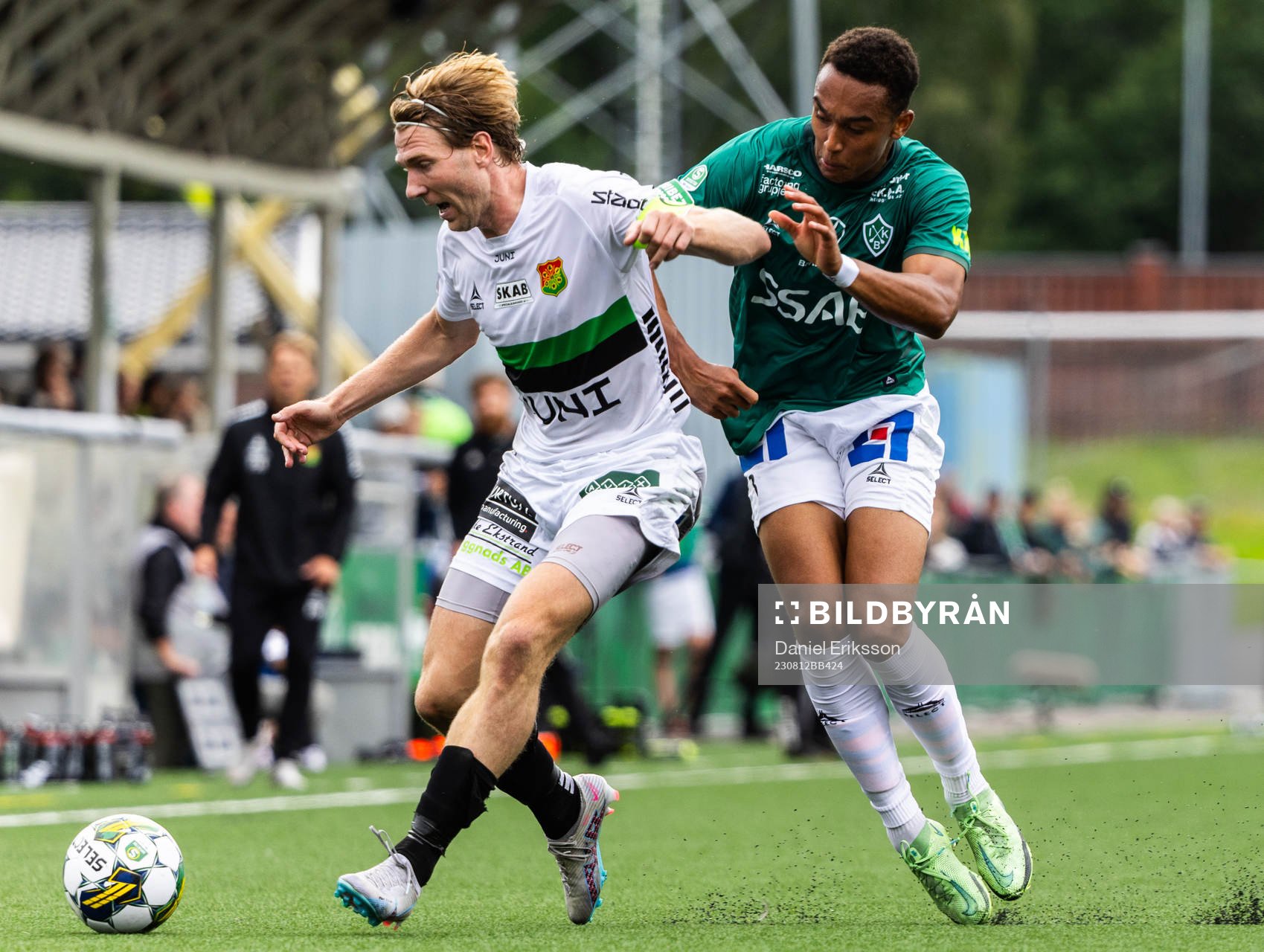 GAIS August Wängberg och Brages Eirik Asante Gayi