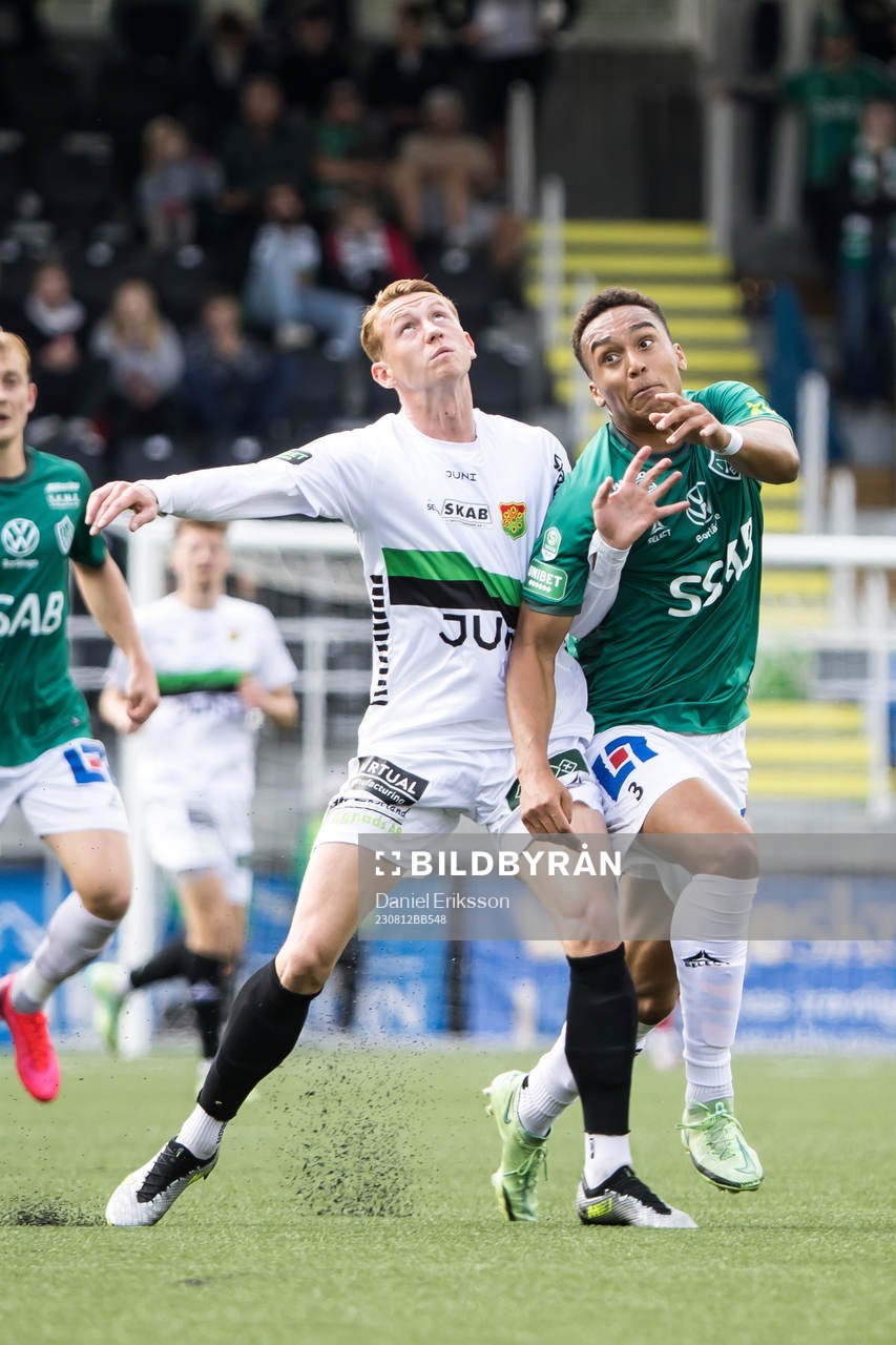 GAIS Julius Lindberg och Brages Eirik Asante Gayi