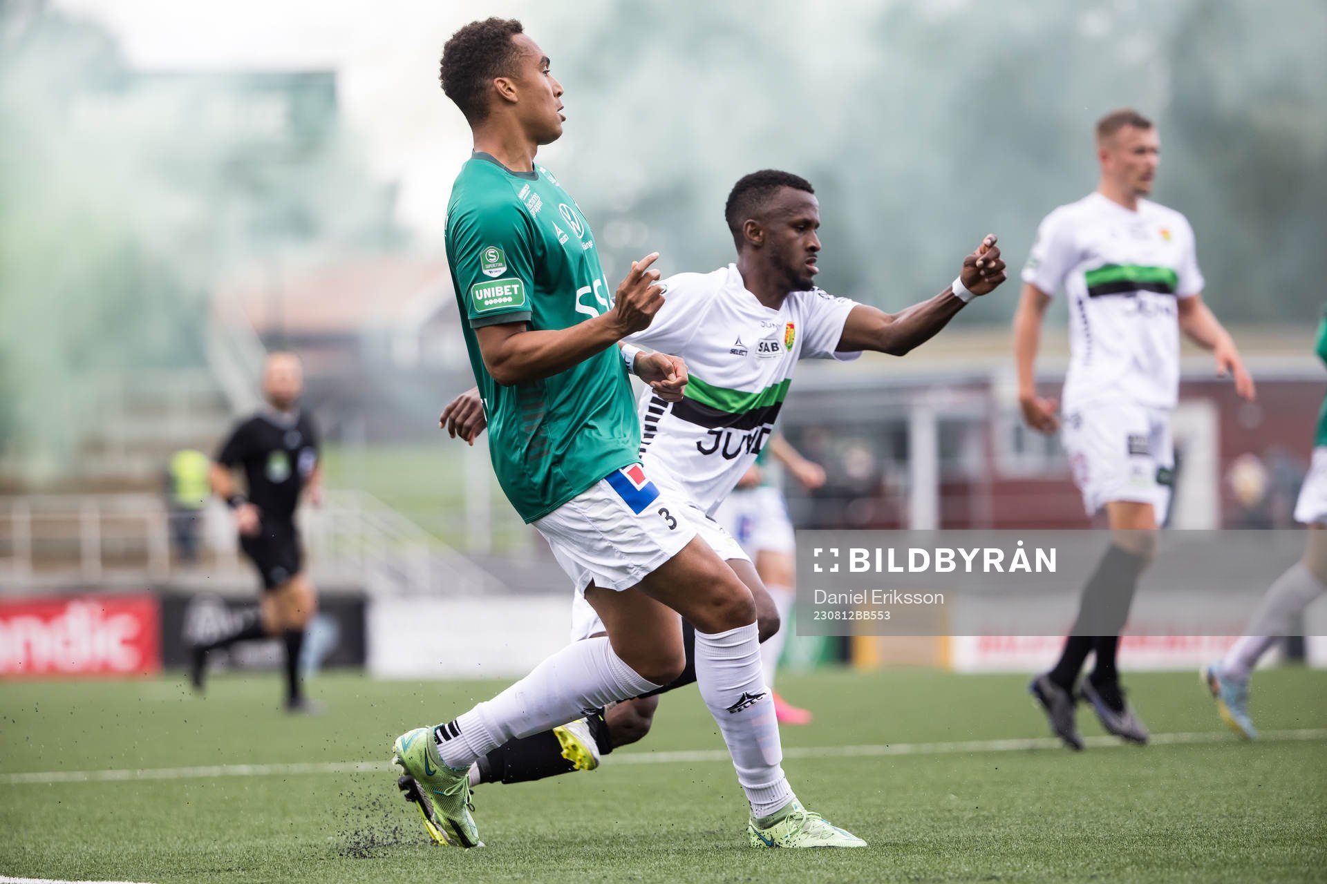 Brages Eirik Asante Gayi och GAIS Richard Emeka Friday