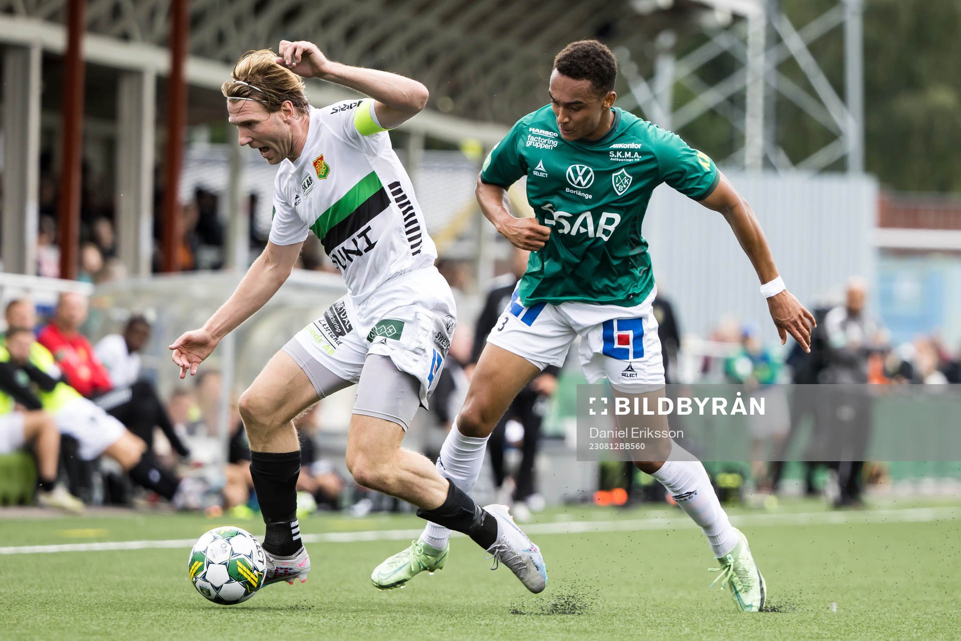 GAISs Julius Lindberg och Brages Eirik Asante Gayi