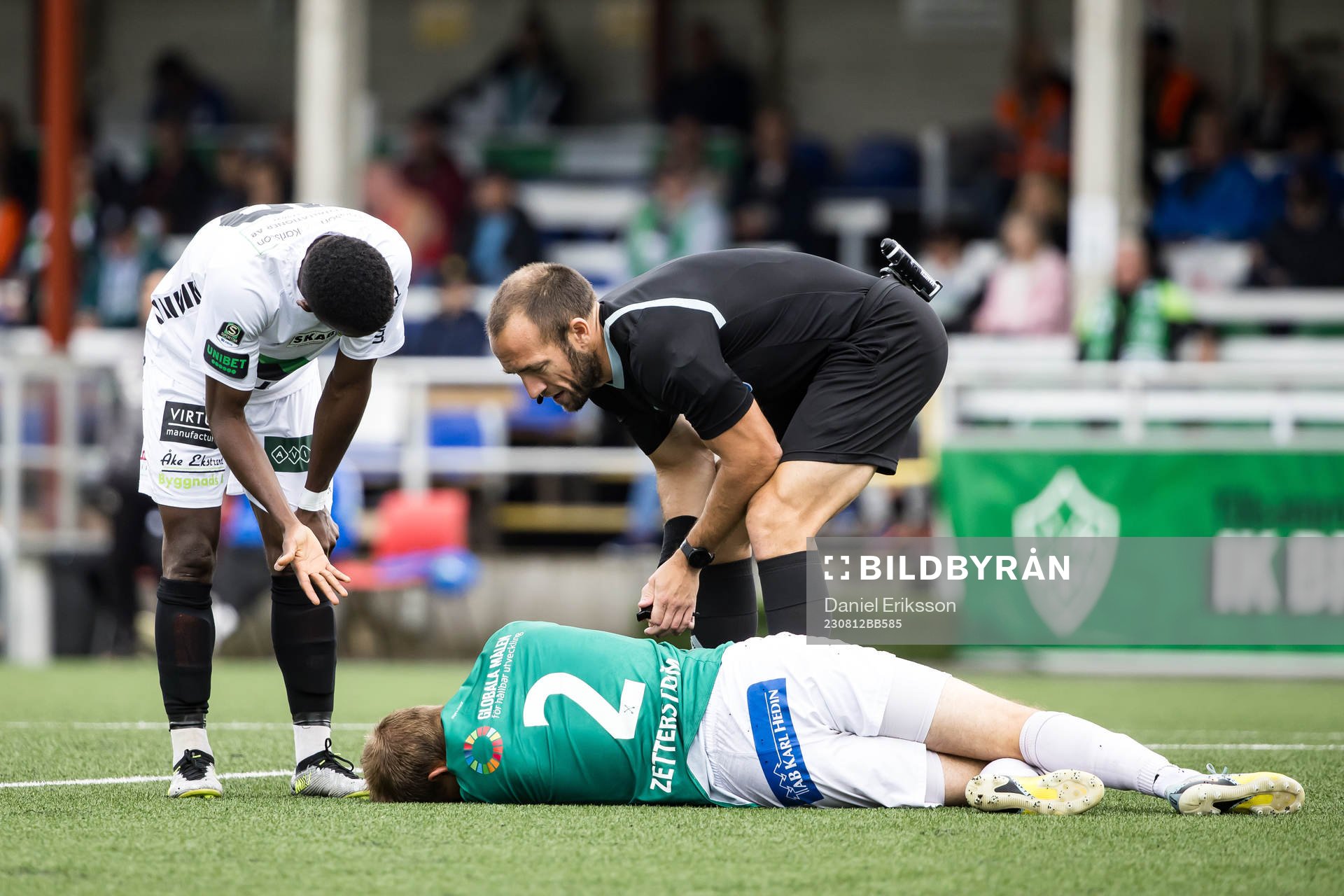 Brages Alexander Zetterström och GAIS Richard Emeka Friday