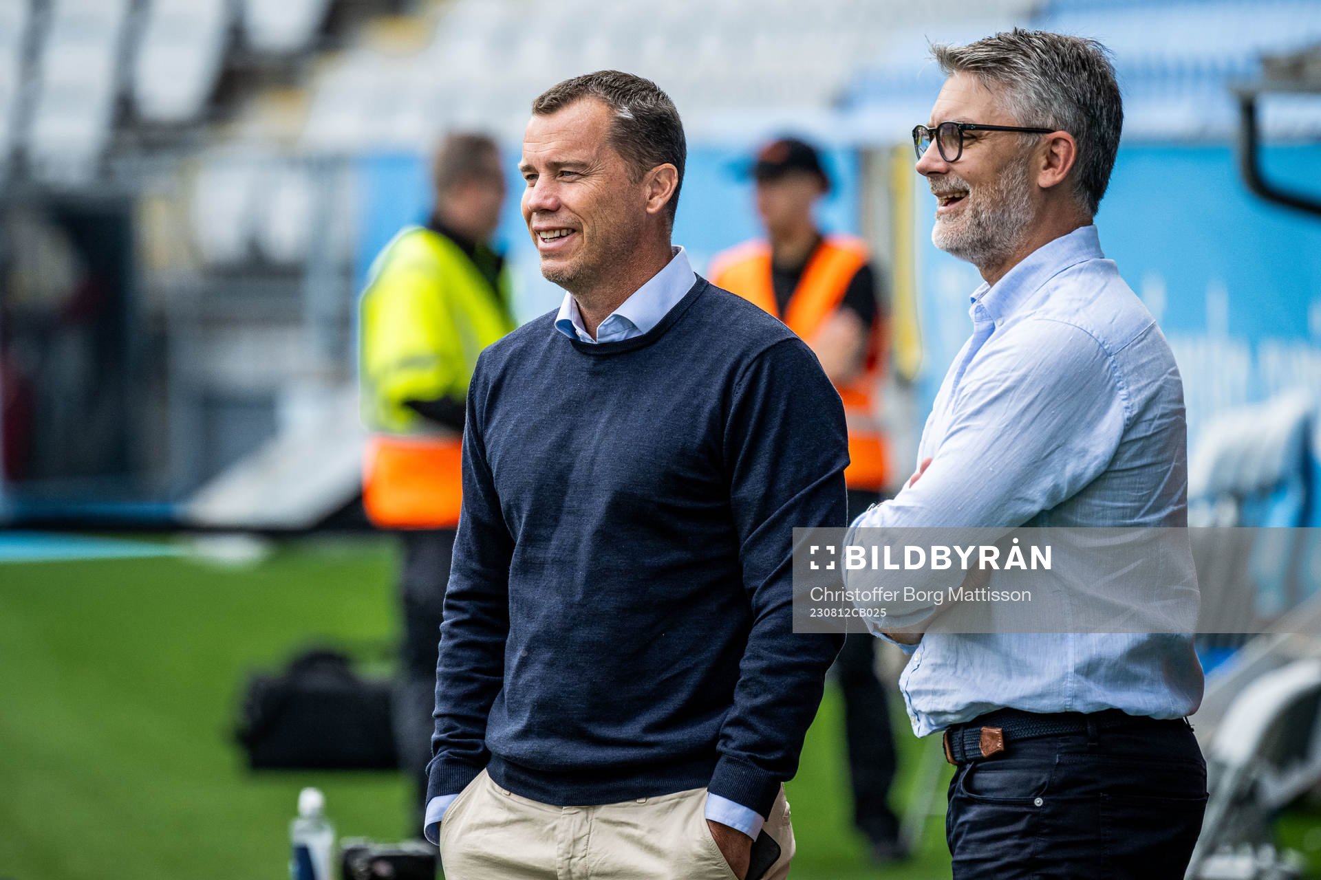 Malmö FFs sportchef Daniel Andersson och VD Niclas Carlnén