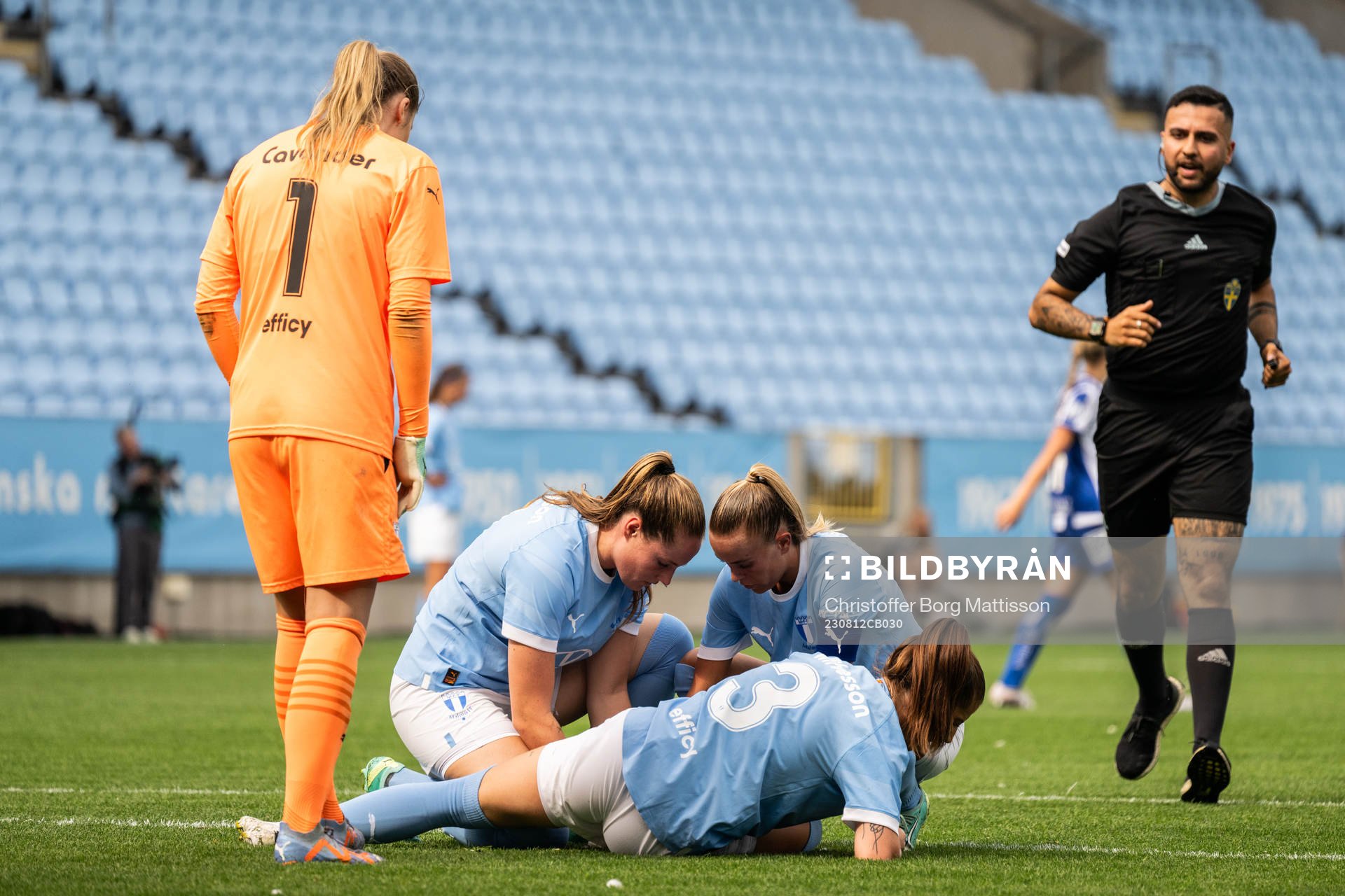 Malmö FFs Lovisa Wifvesson har ont