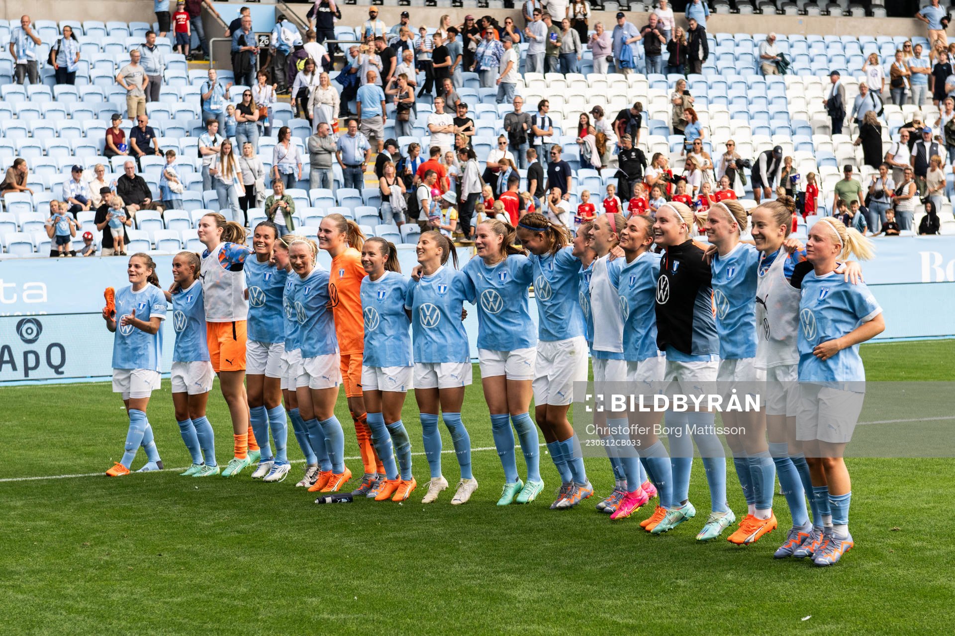 Malmö FFs spelare jublar