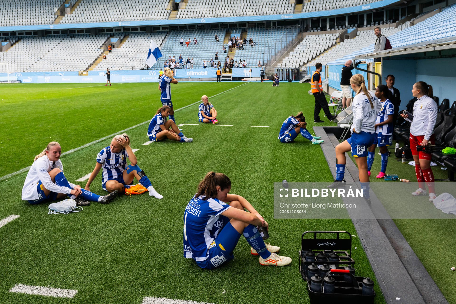 IFK Göteborgs spelare deppar