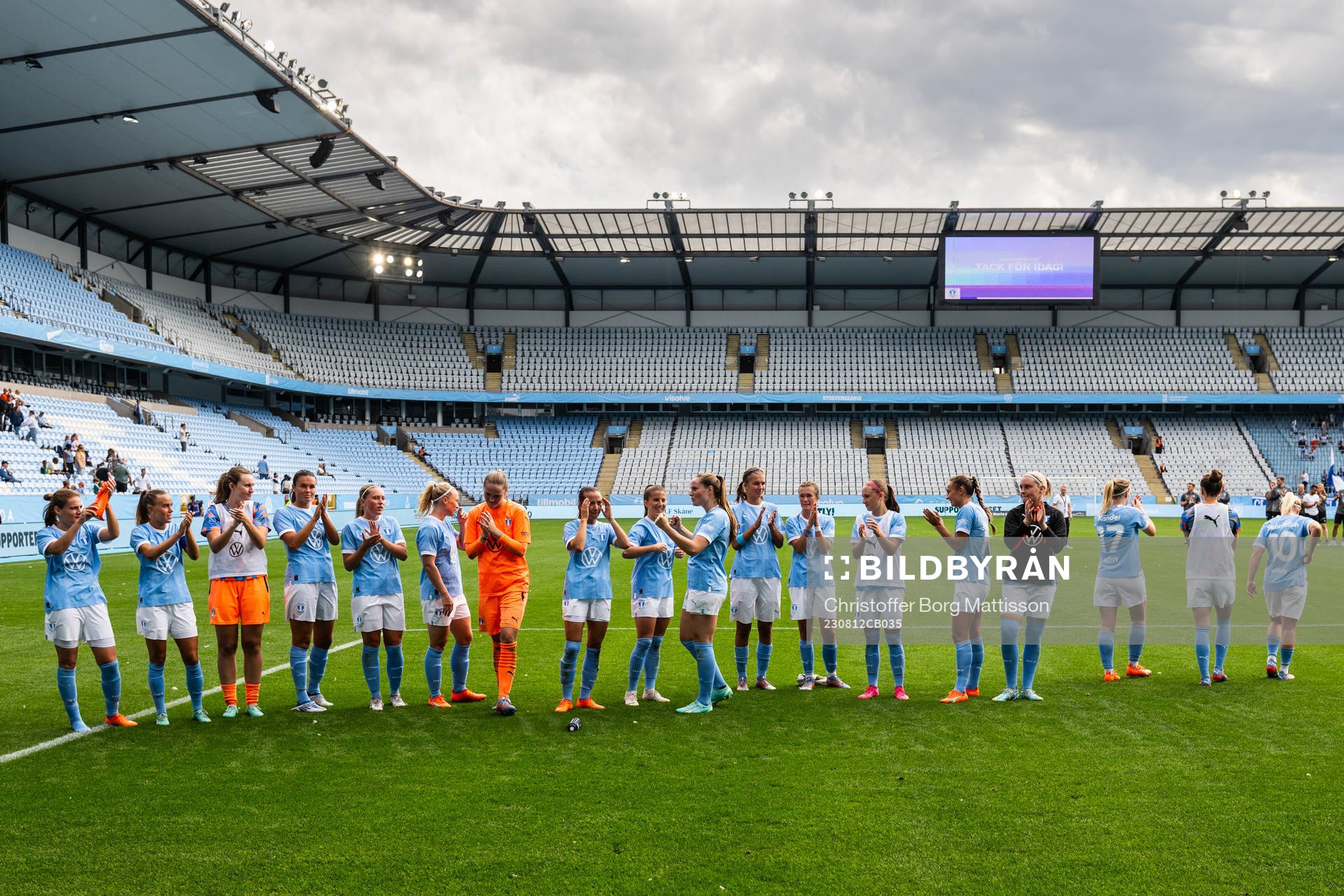 Malmö FFs spelare jublar