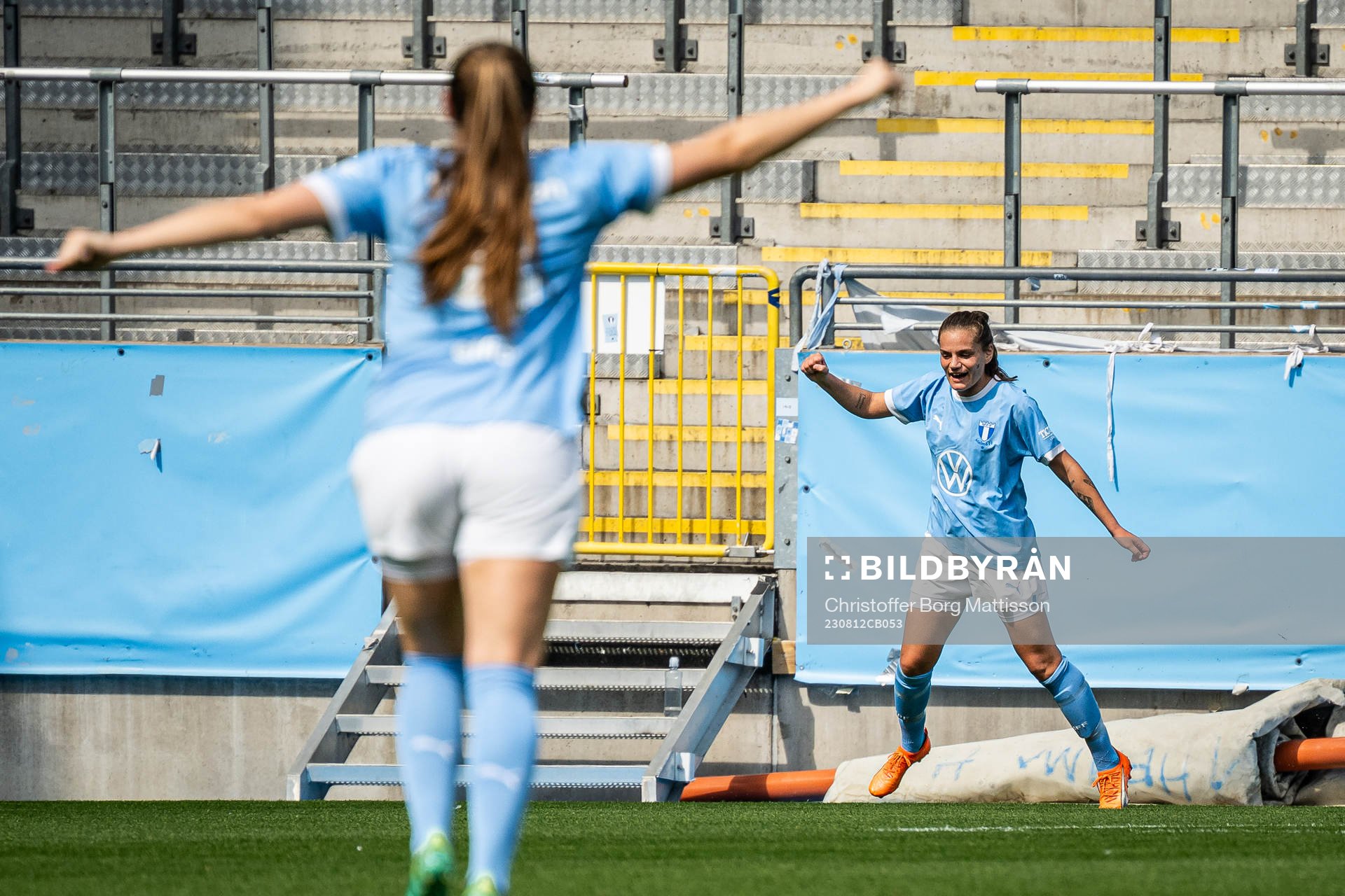 Malmö FFs Sarah Mellouk jublar