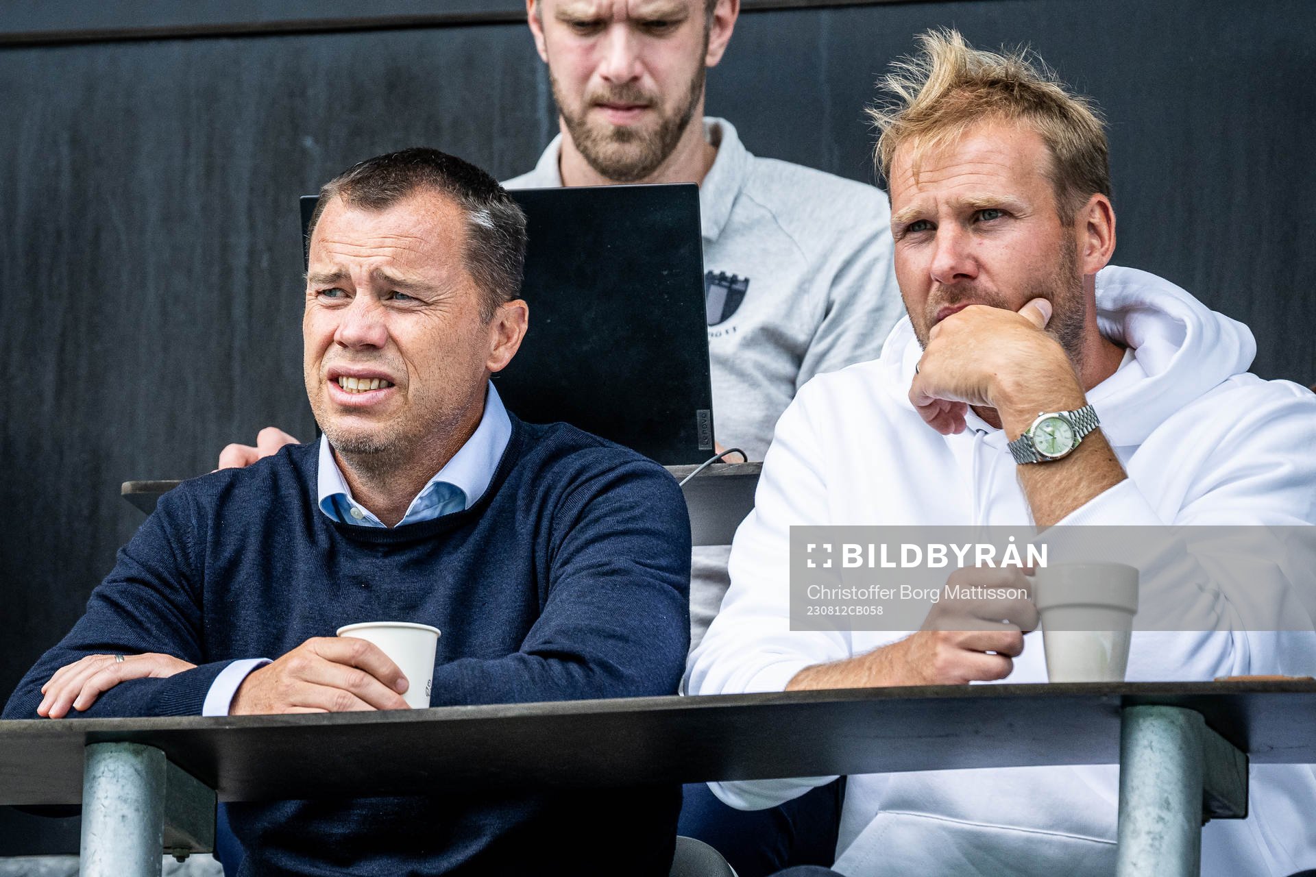 Malmö FFs sportchef Daniel Andersson och assisterande