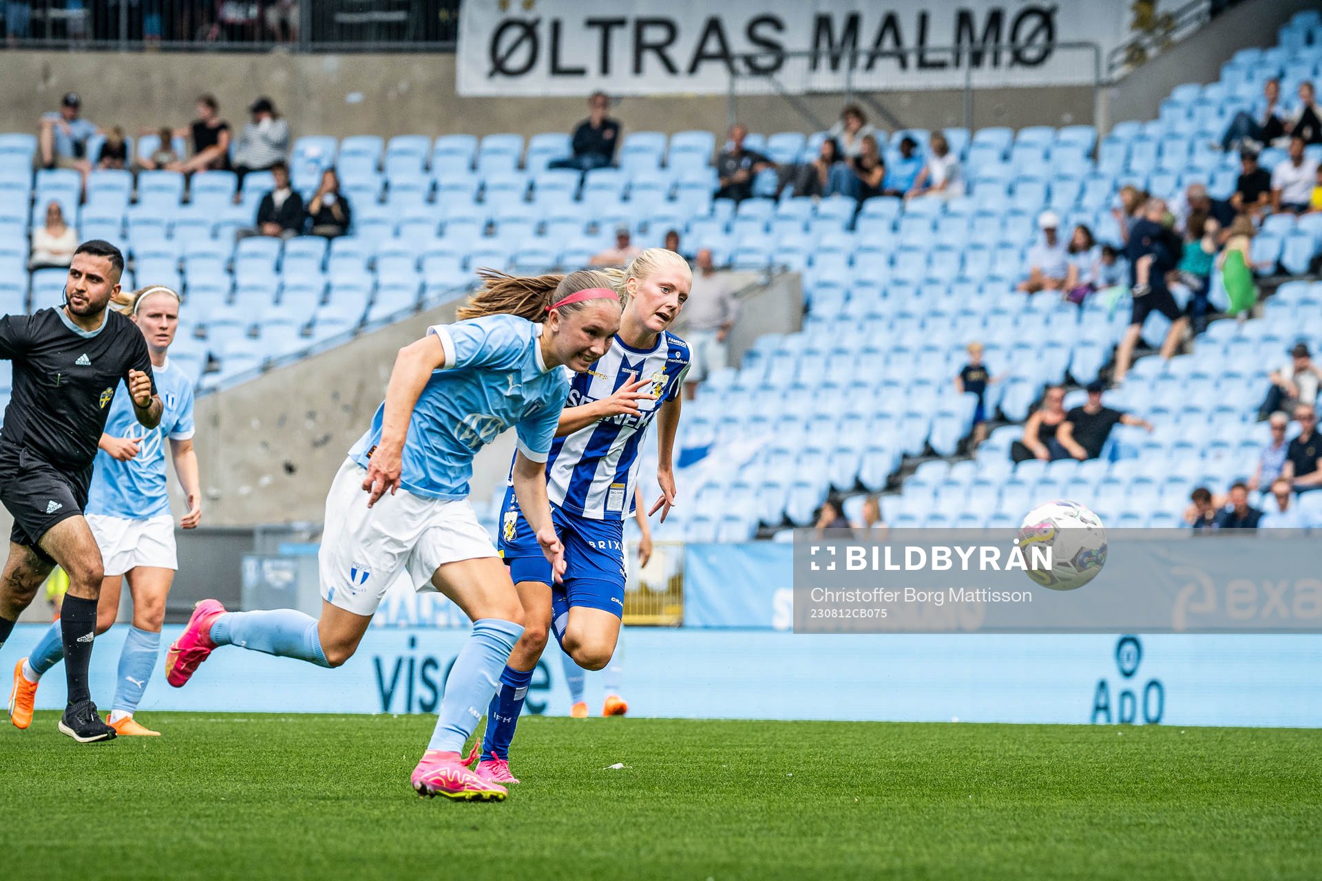 Malmö FFs Nova Rolfsson och IFK Göteborgs Filippa