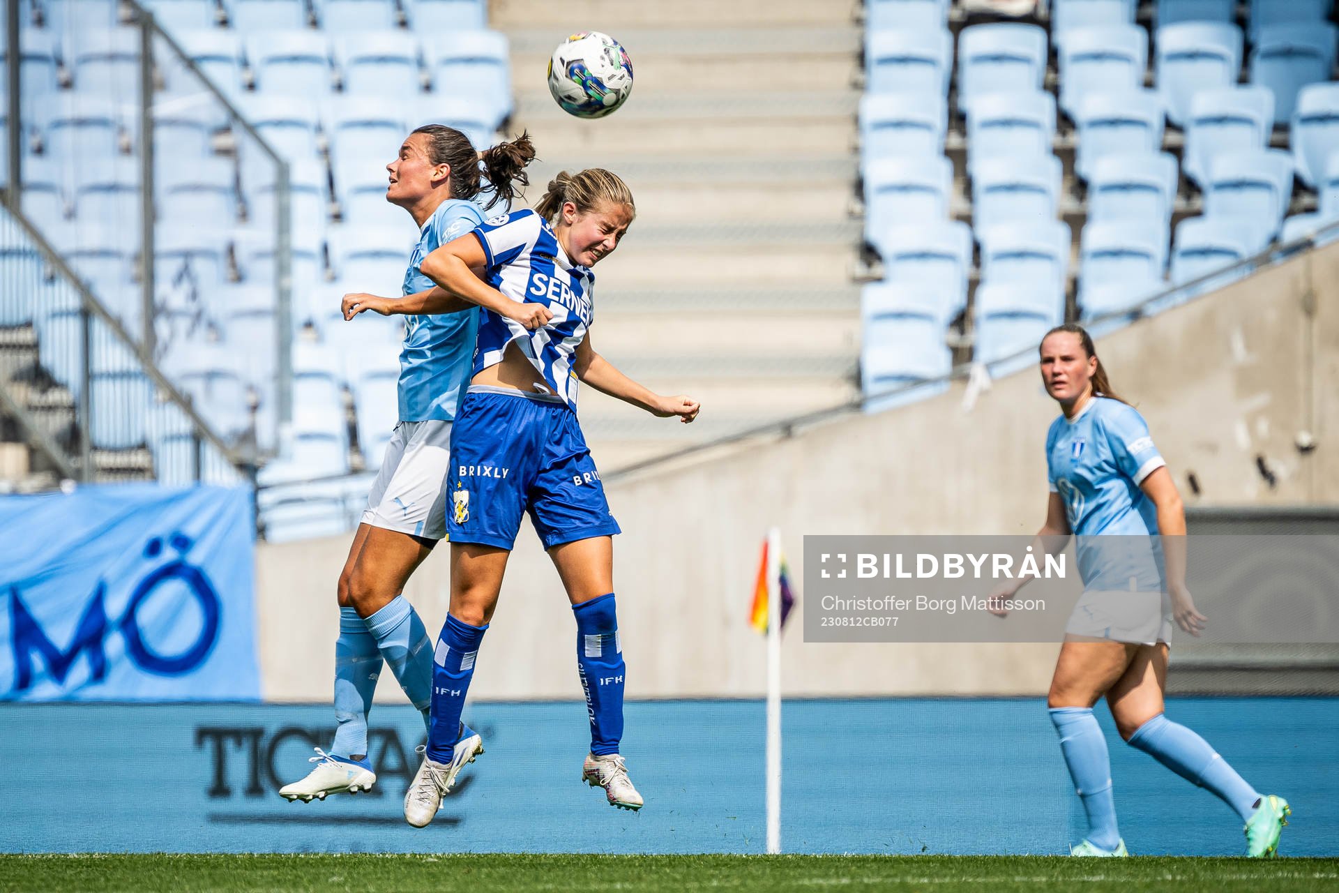 Malmö FFs Anna Welin och IFK Göteborgs Isabella Svanström