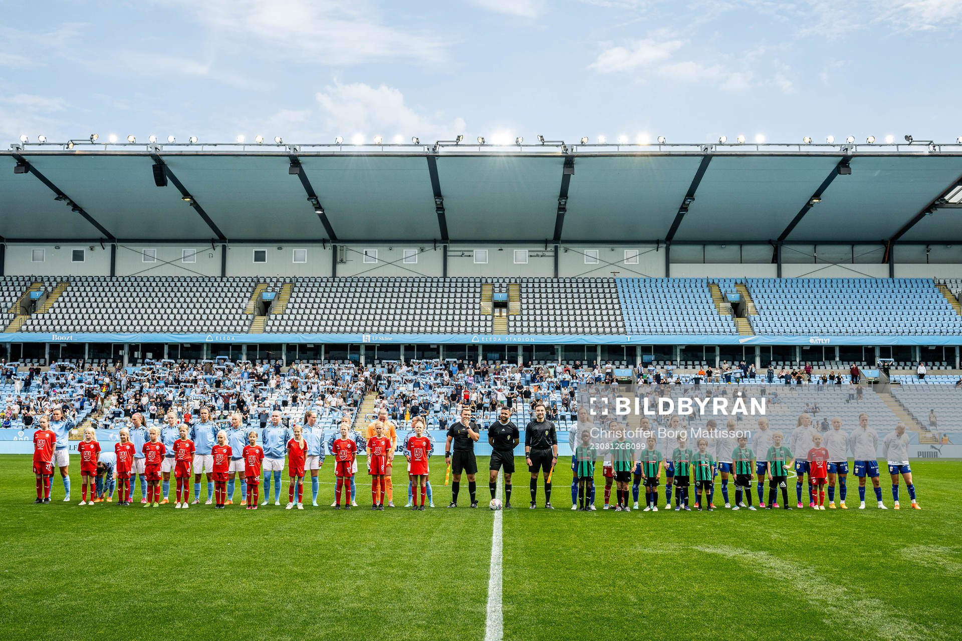Malmö FFs och IFK Göteborgs spelare
