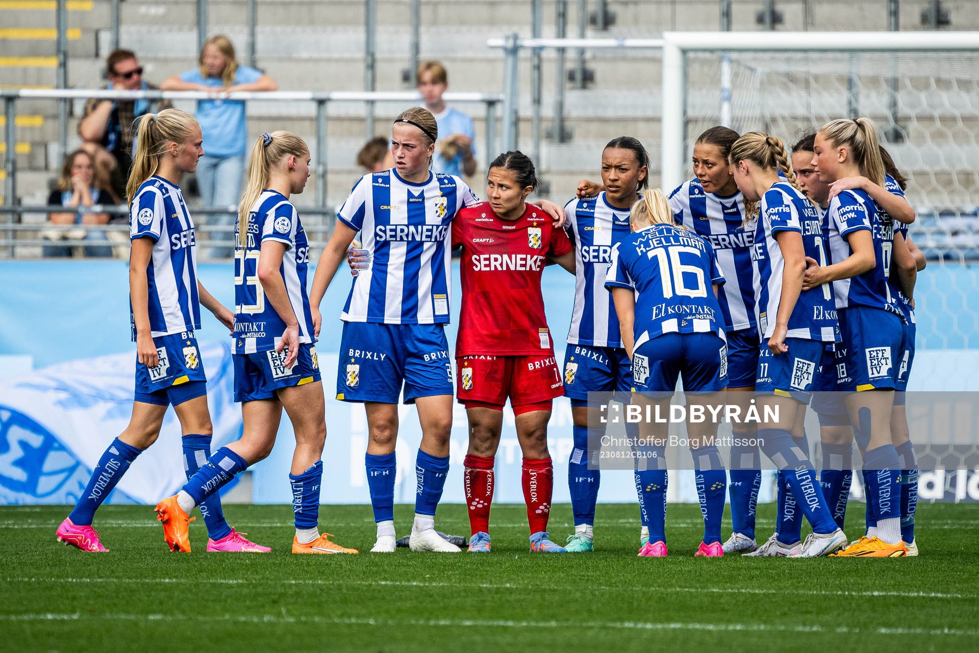 IFK Göteborgs spelare samlas