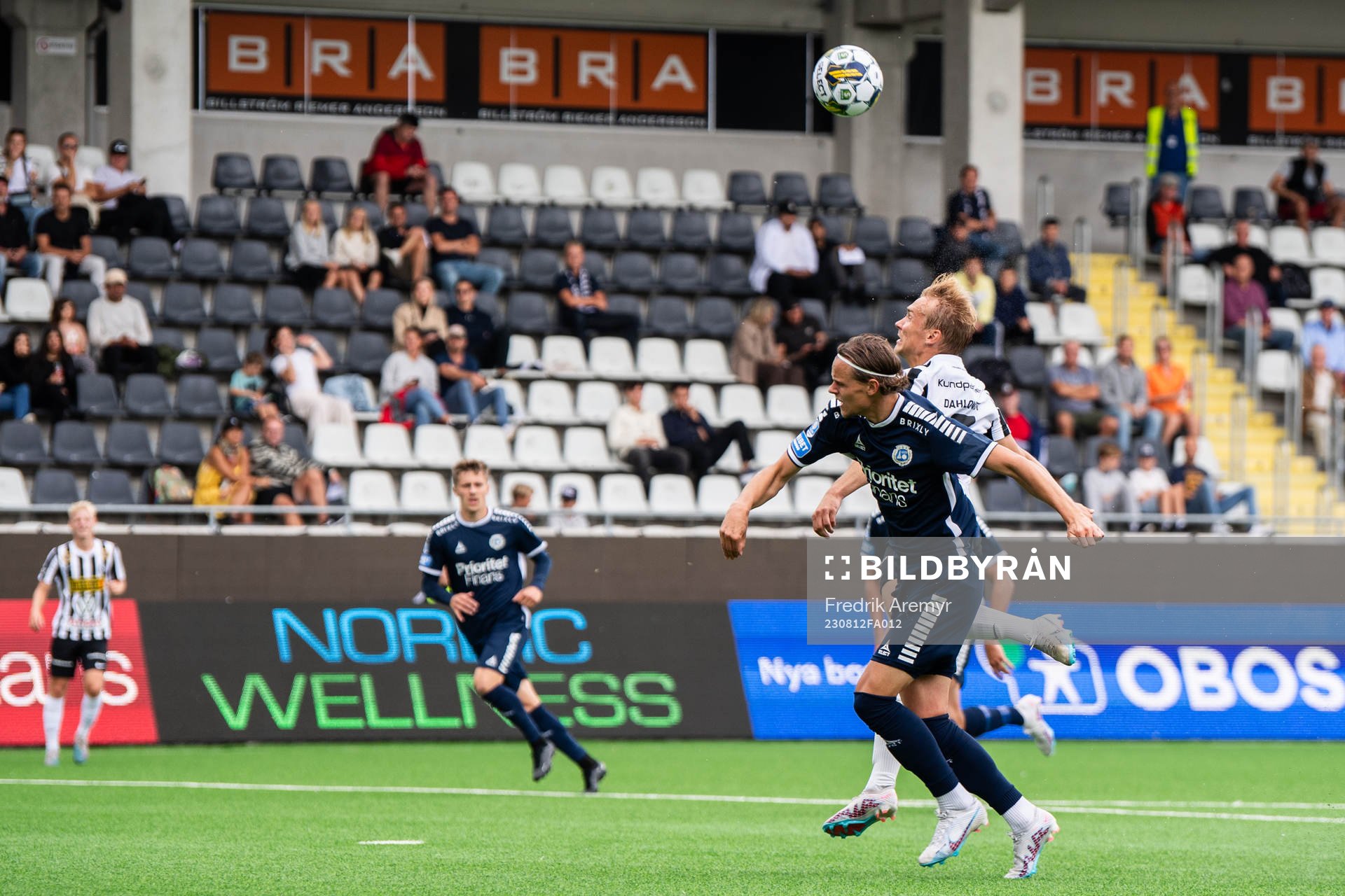 Landskronas Edvin Dahlqvist och Utsiktens Fredrik Martinsson