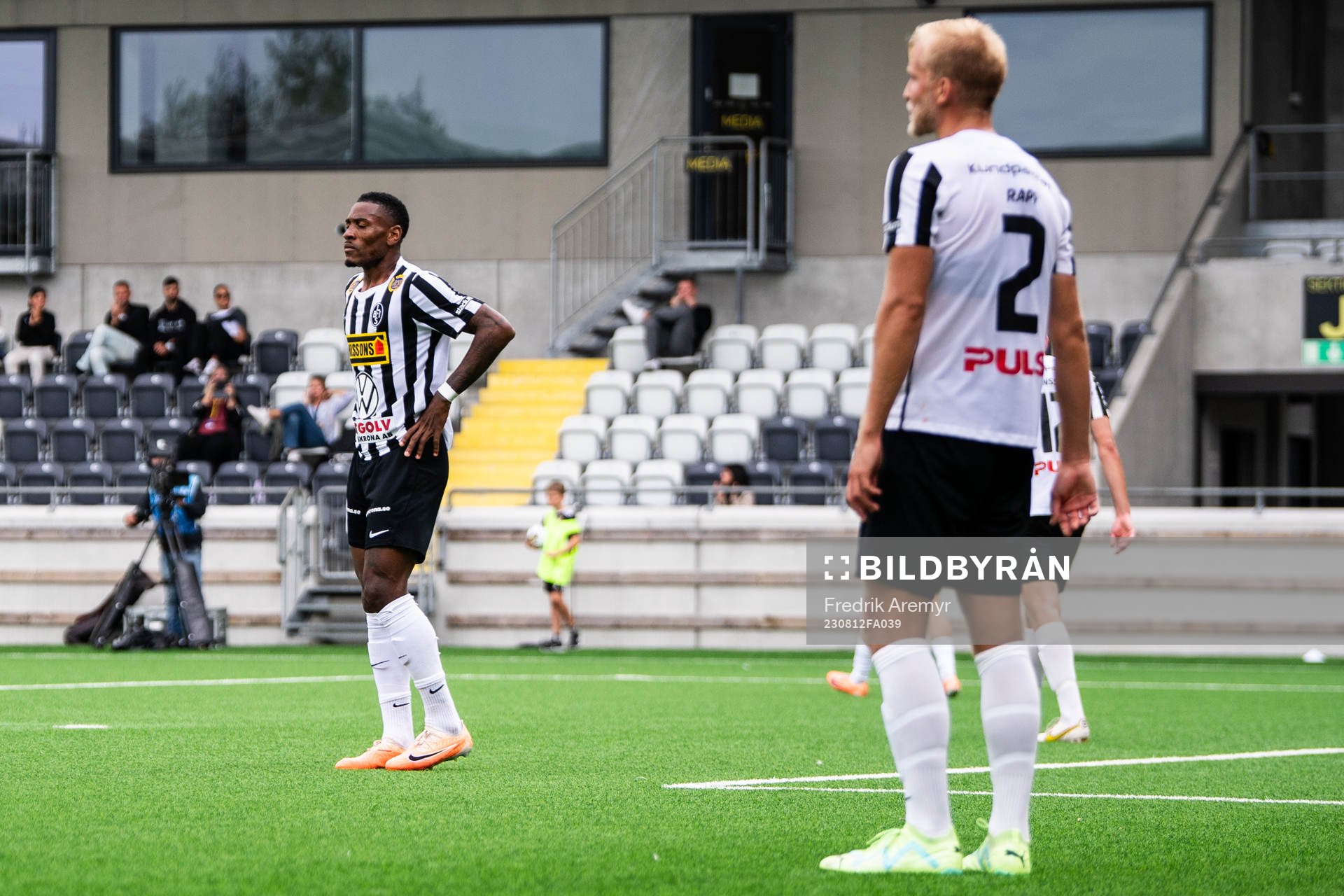 Landskronas Samuel Kotto deppar