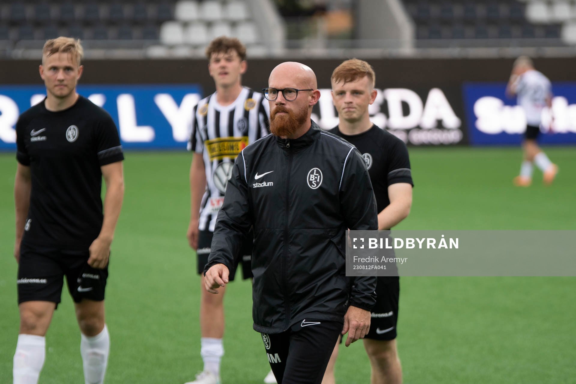 Landskronas tränare Max Mölder deppar