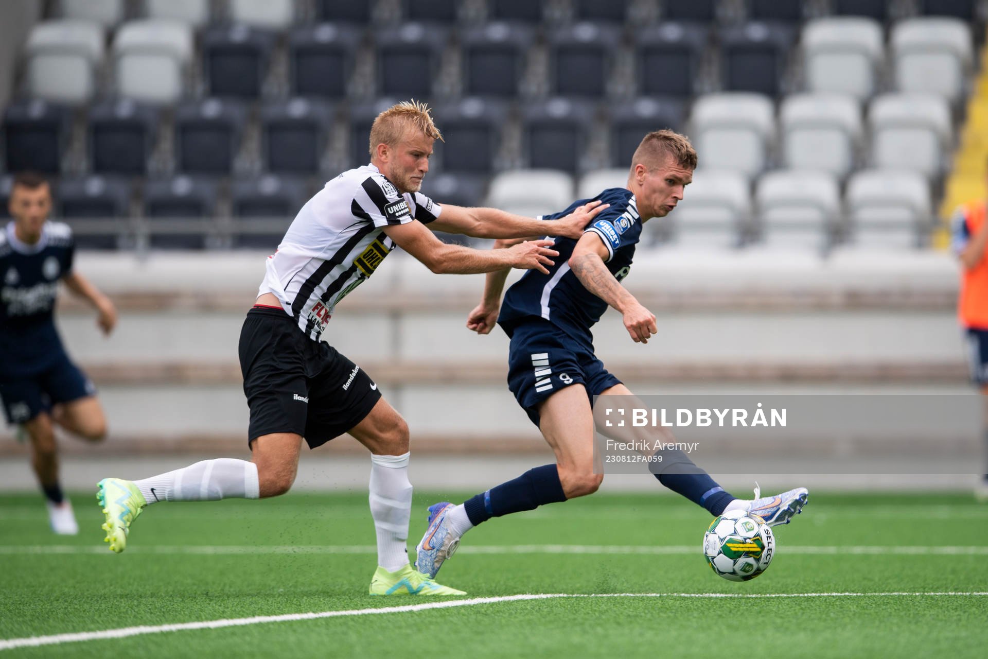 Landskronas Johan Rapp och Utsiktens Lucas Hedlund