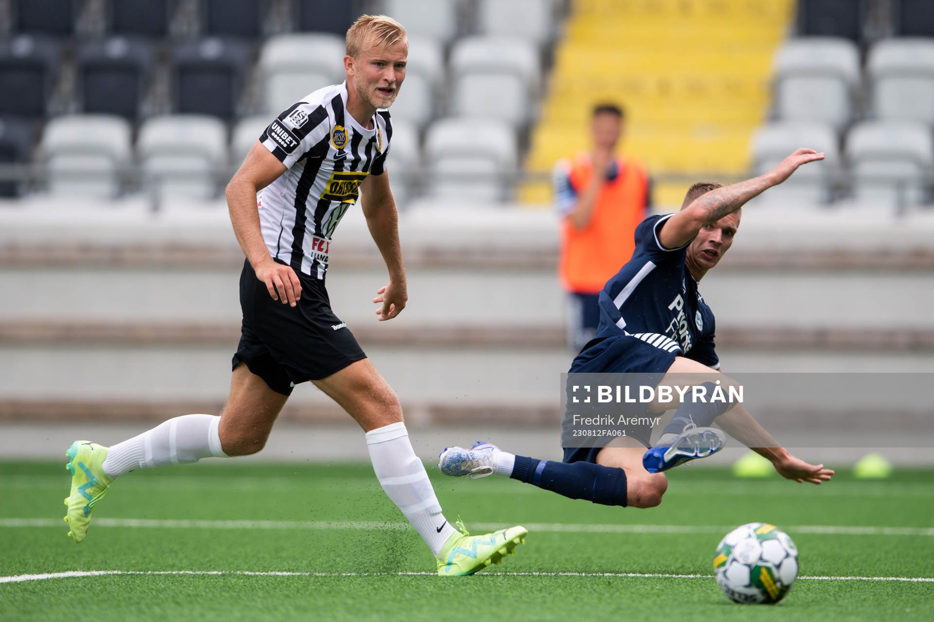 Landskronas Johan Rapp och Utsiktens Lucas Hedlund