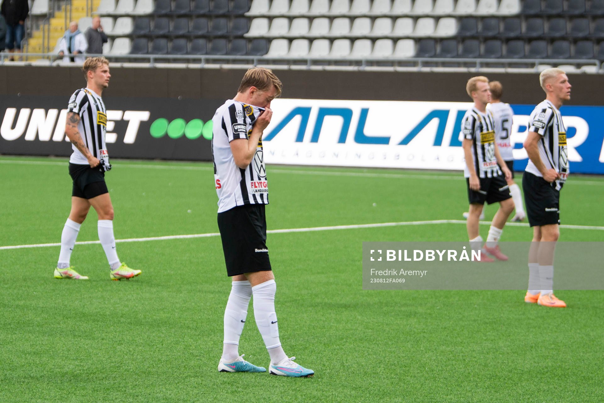 Landskronas spelare deppar