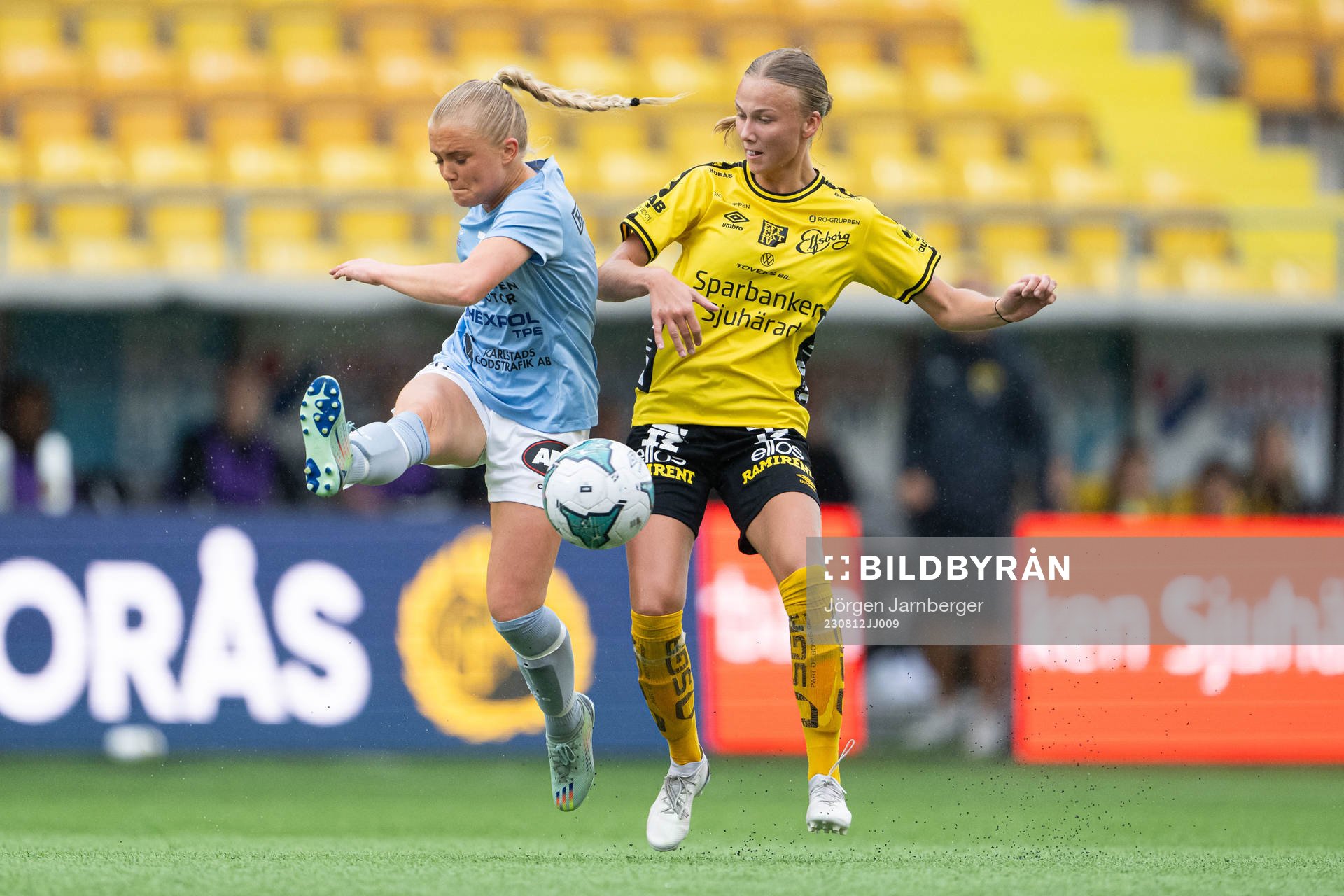 Vikens Lisa Jansson och Elfsborgs Linn Sångberg