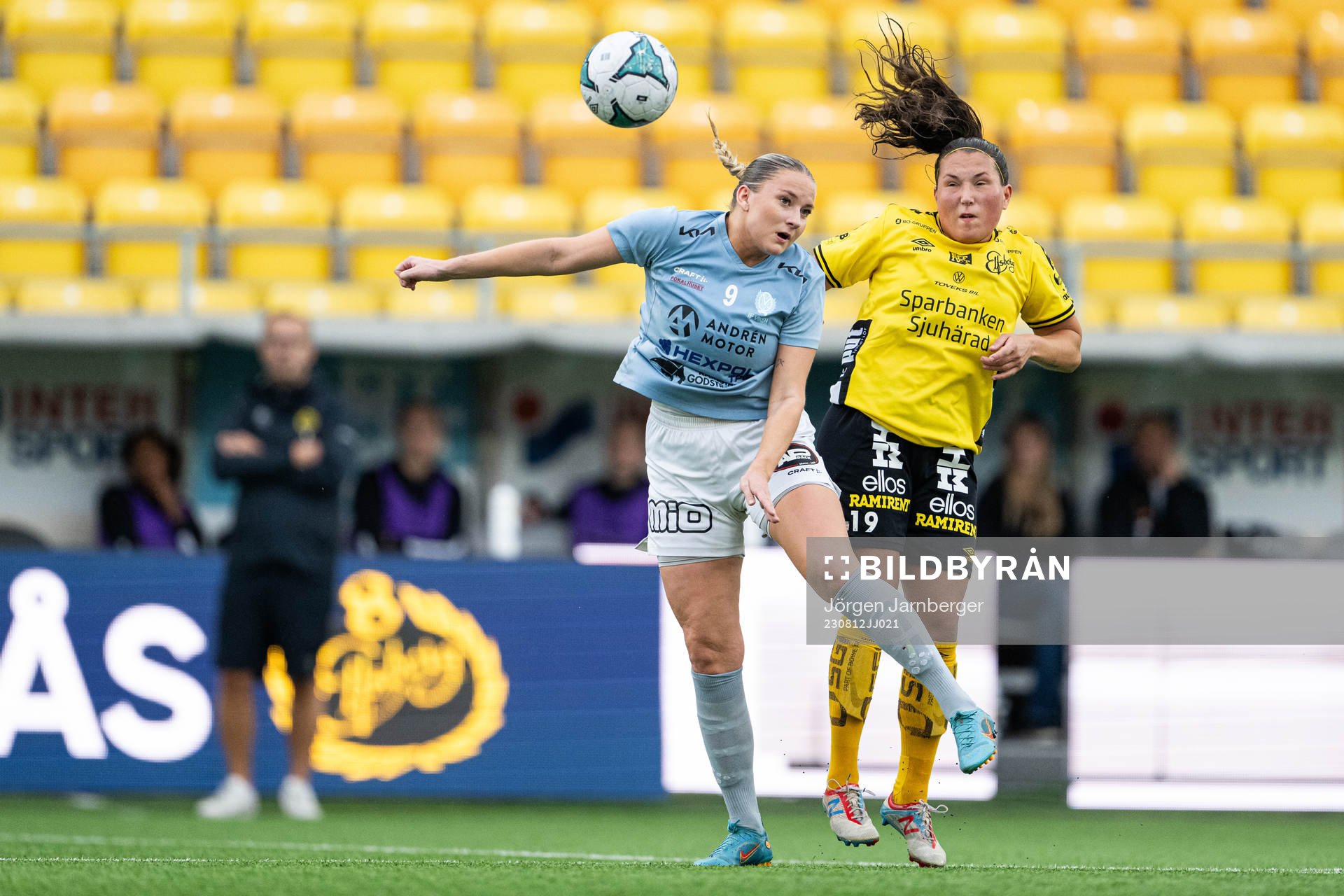 Vikens Wilma Enarsson och Elfsborgs Johanna Kalinski