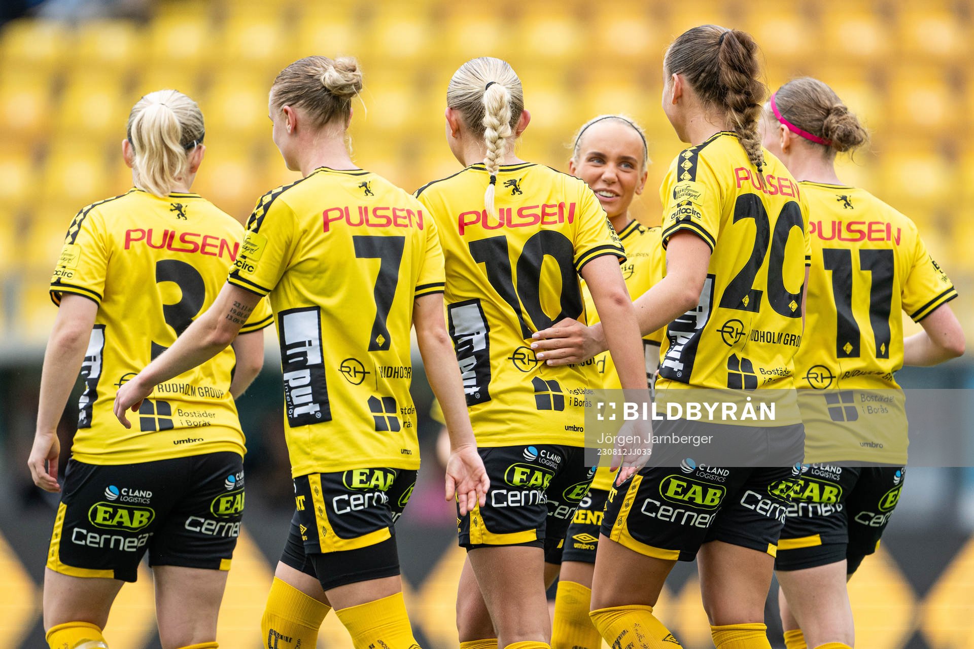 Elfsborgs spelare jublar