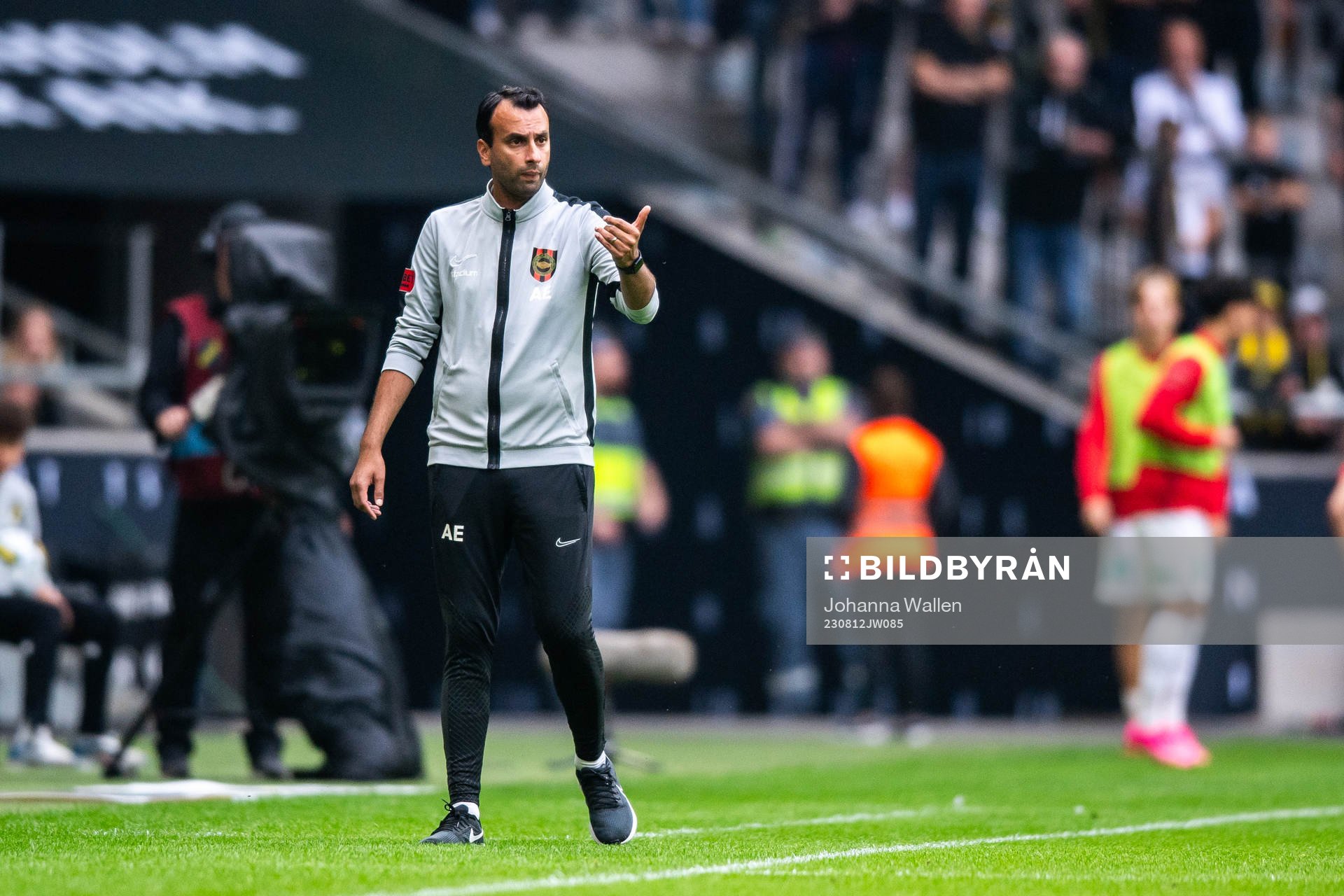 Brommapojkarnas assisterande tränare Andreas Engelmark